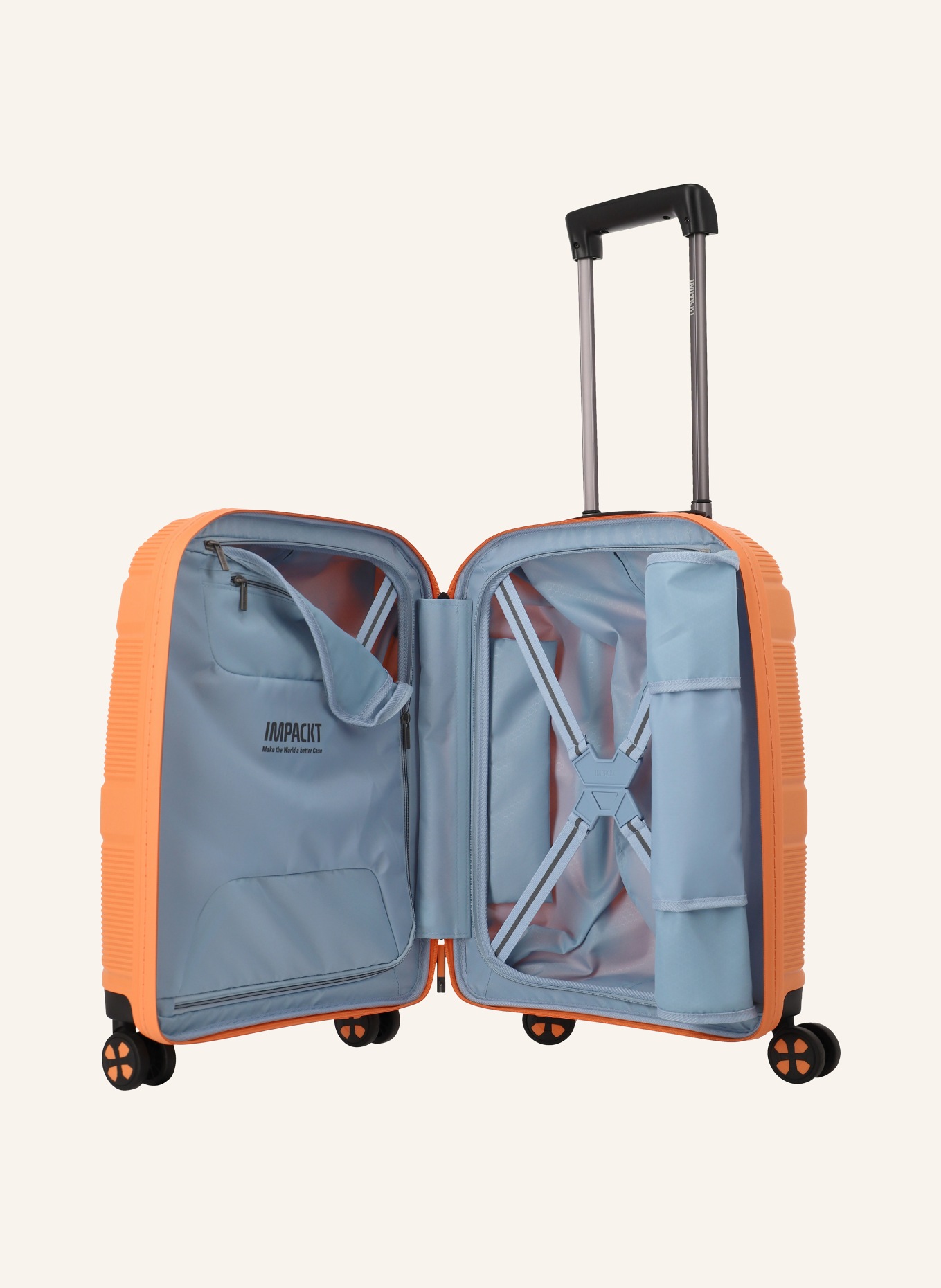 IMPACKT Wheeled suitcase IP1 S, Color: ORANGE (Image 2)
