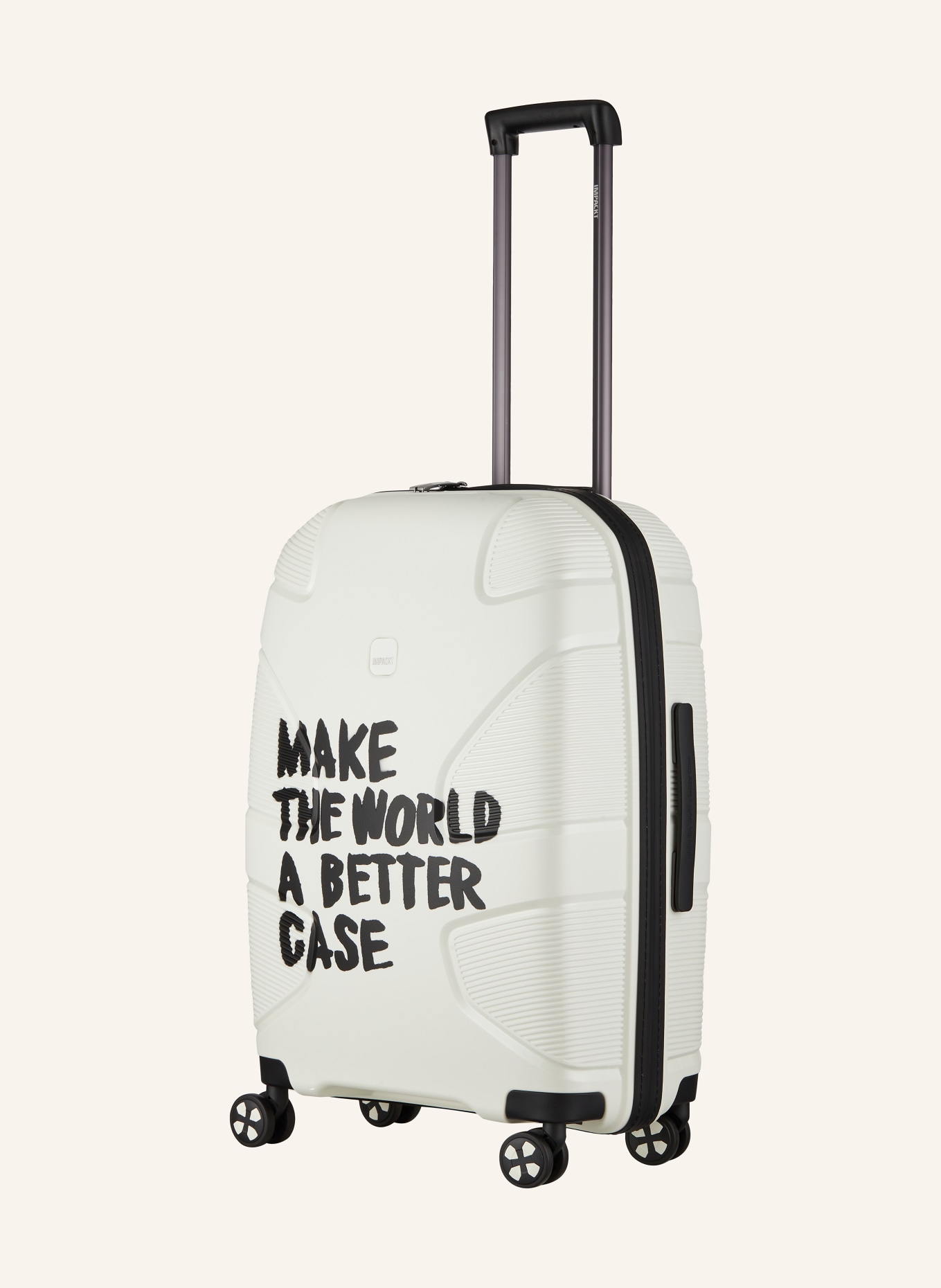 IMPACKT Wheeled suitcase IP1 M, Color: WHITE (Image 1)