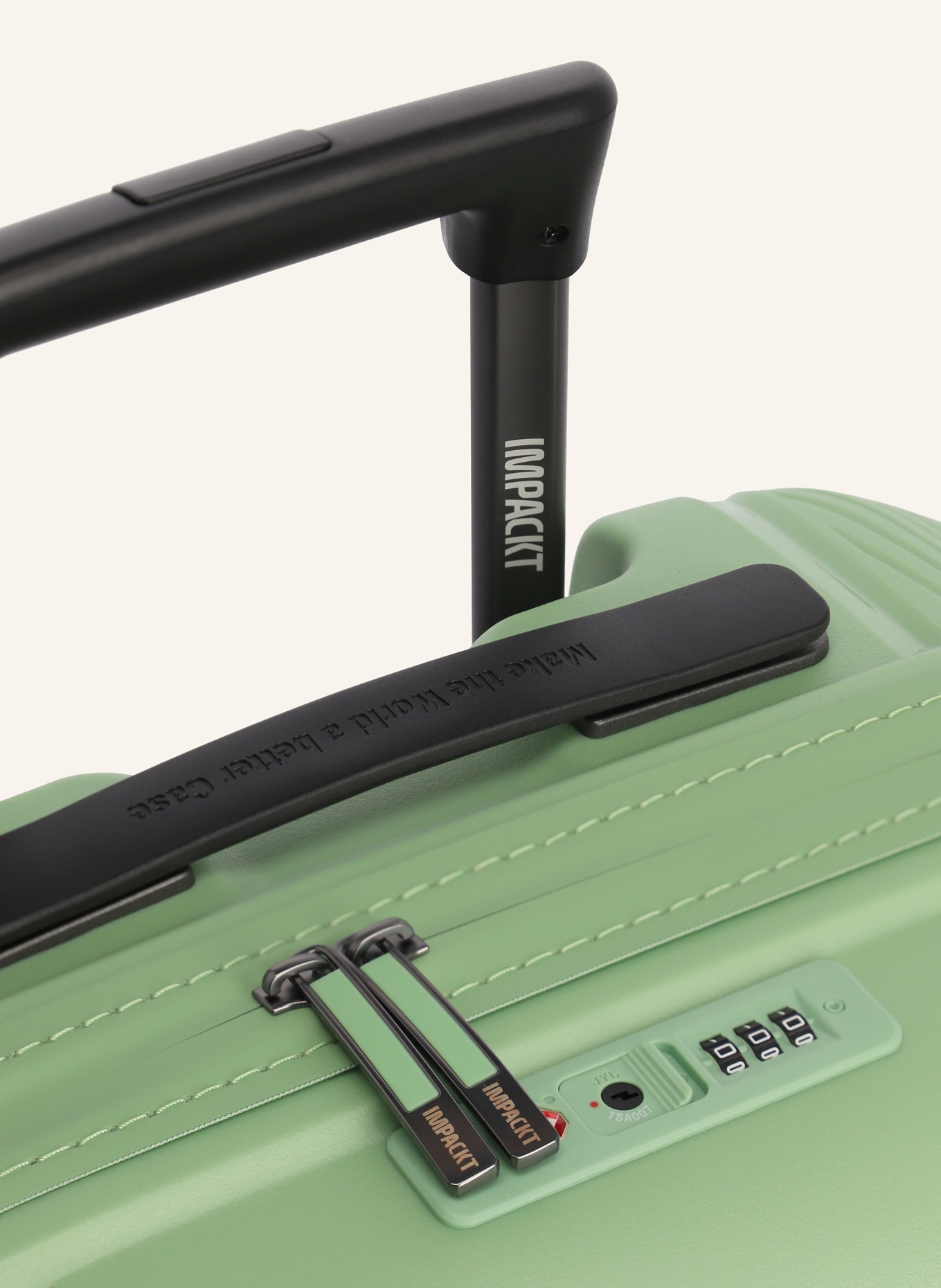 IMPACKT Wheeled suitcase IP1 L, Color: GREEN (Image 3)