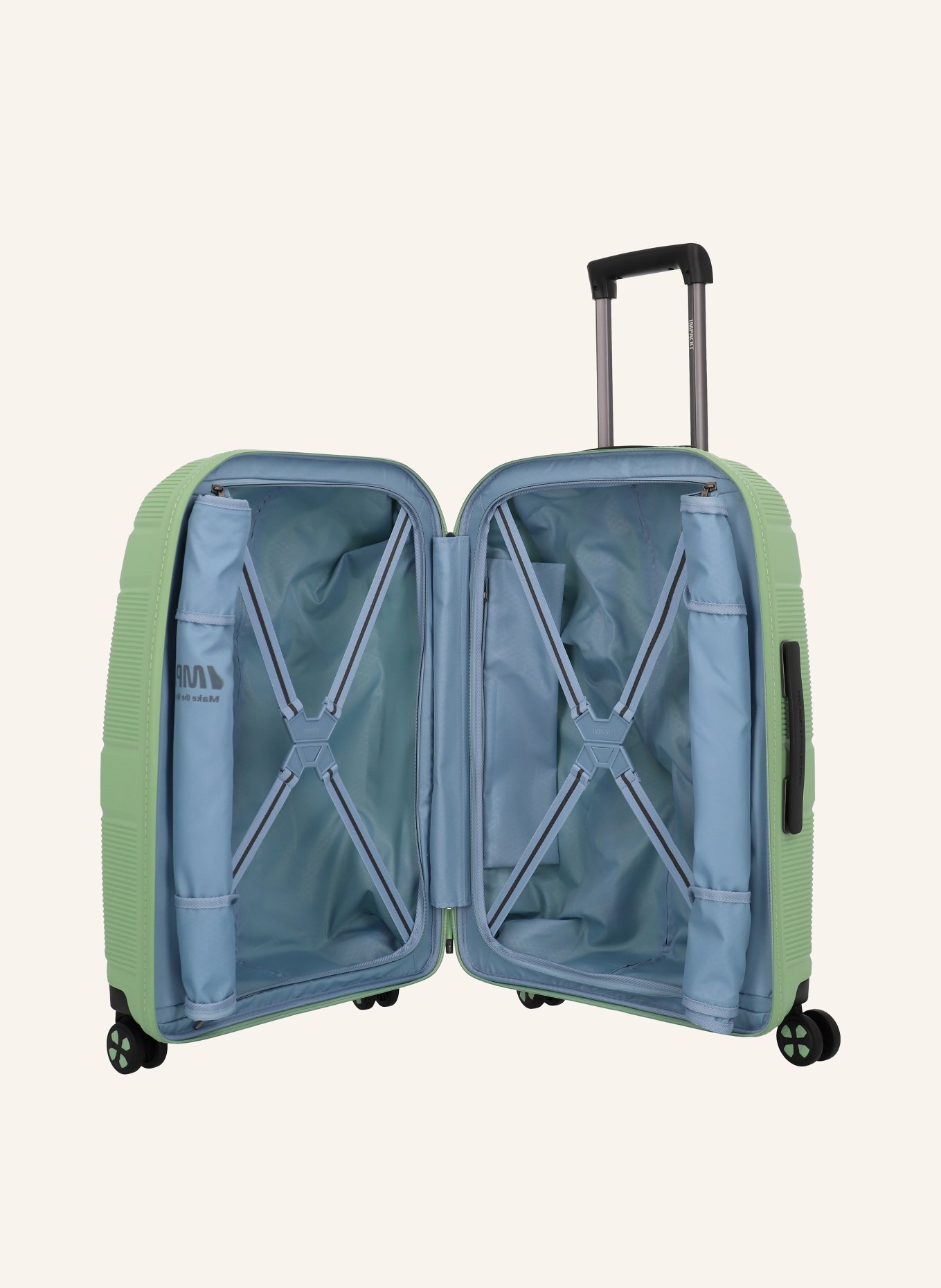 IMPACKT Wheeled suitcase IP1 M, Color: GREEN (Image 2)