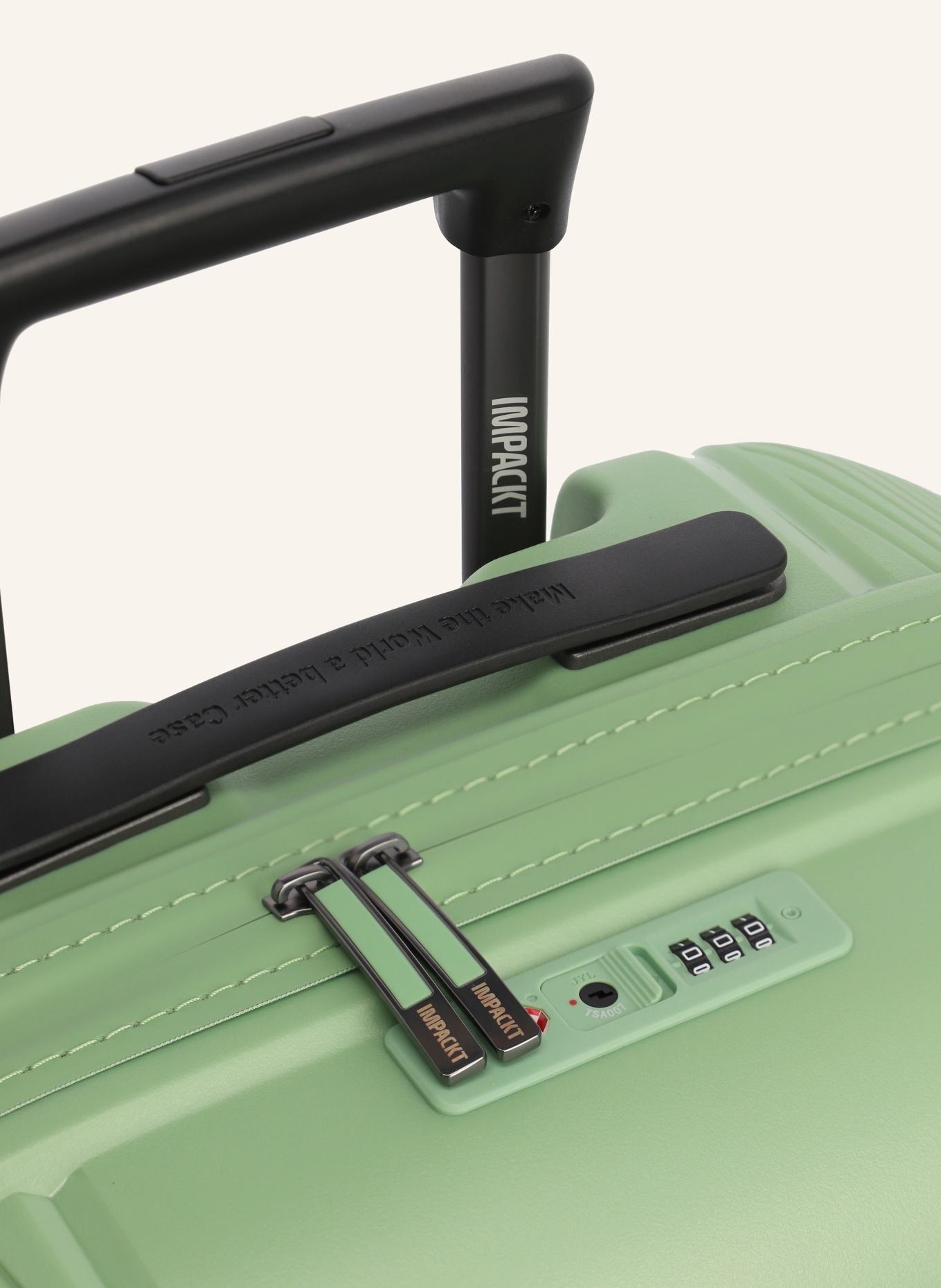 IMPACKT Wheeled suitcase IP1 M, Color: GREEN (Image 3)