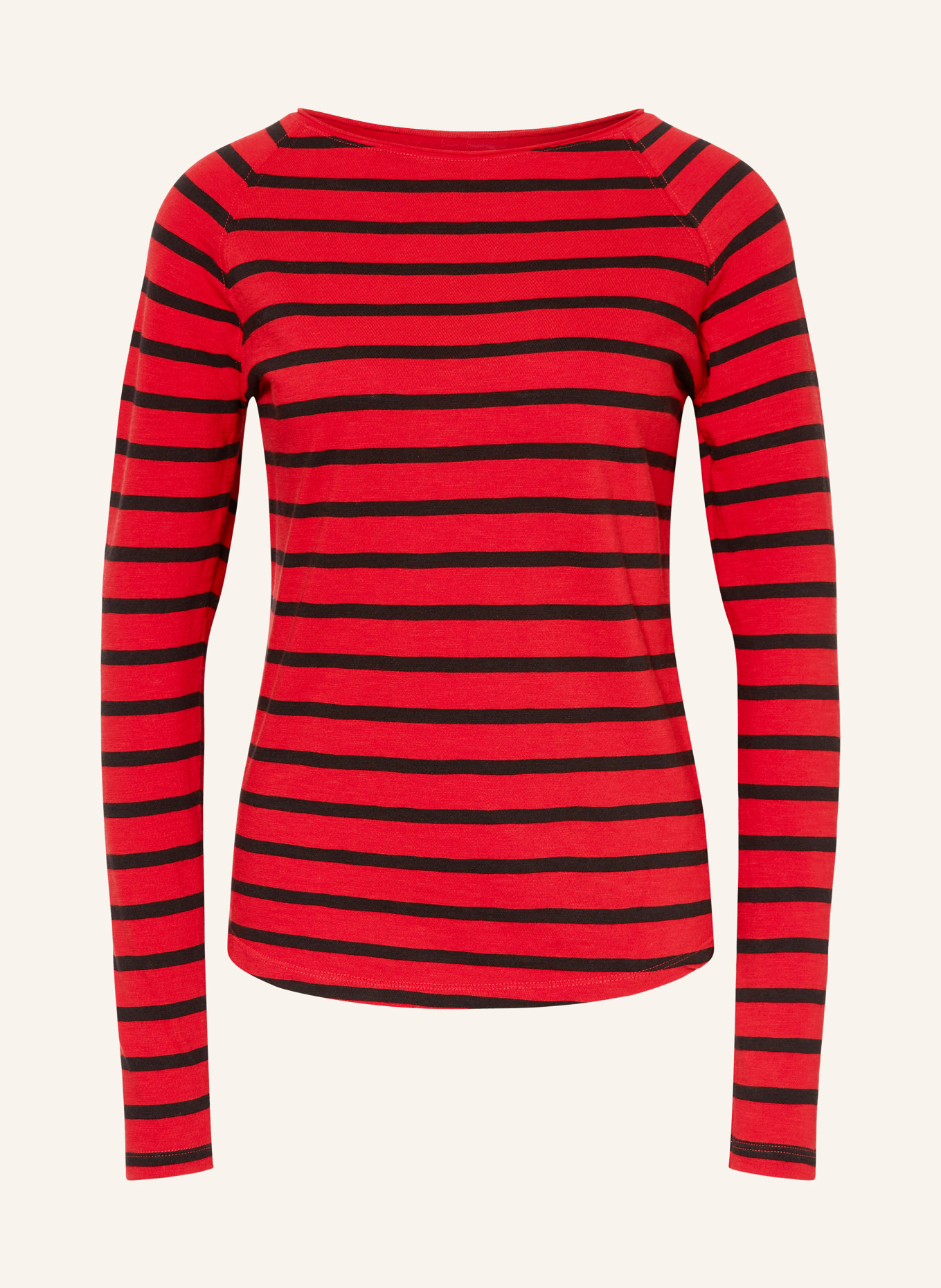 darling harbour Longsleeve: ROT / SCHWARZ