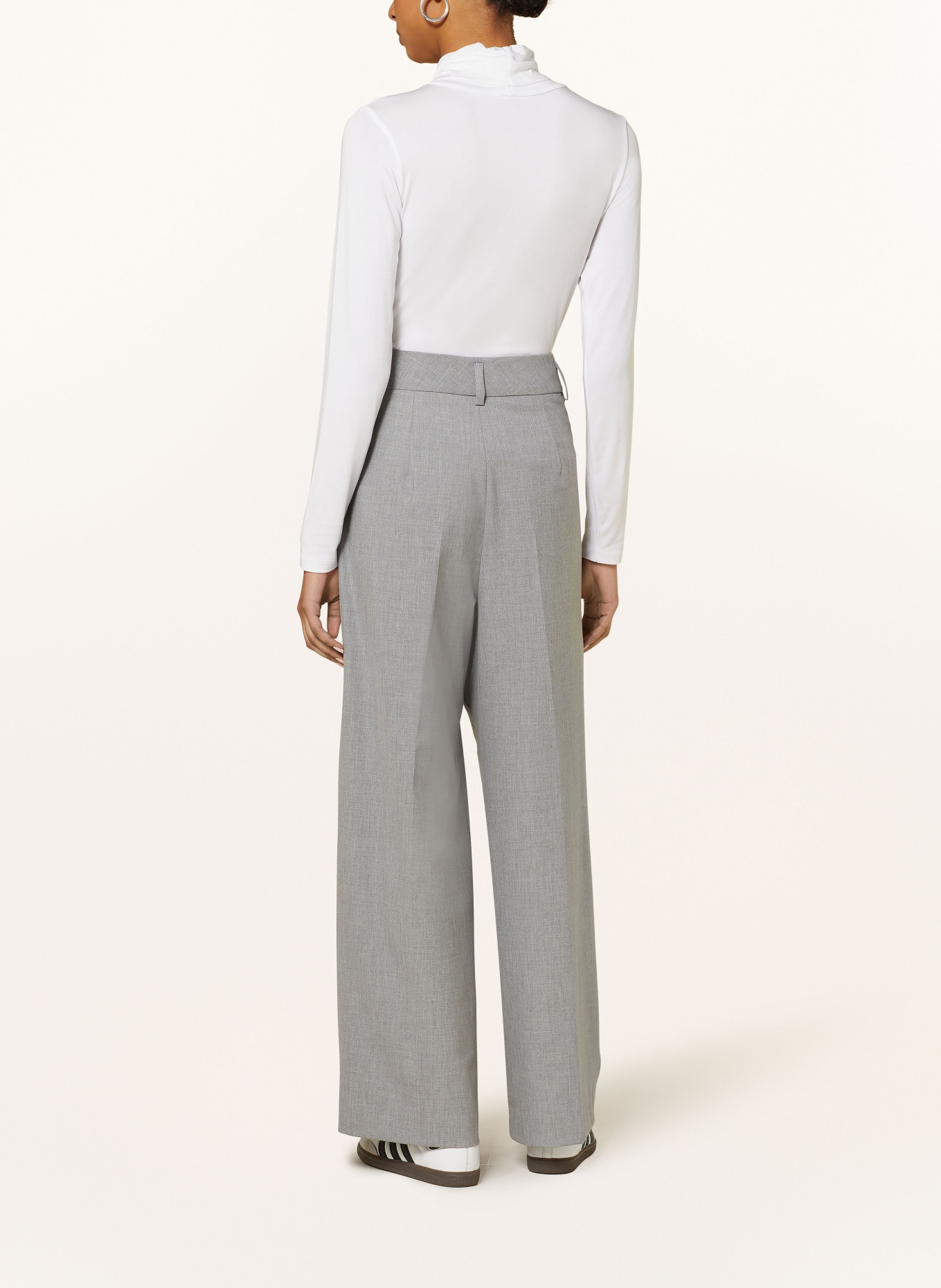 darling harbour Turtleneck shirt, Color: WHITE (Image 3)