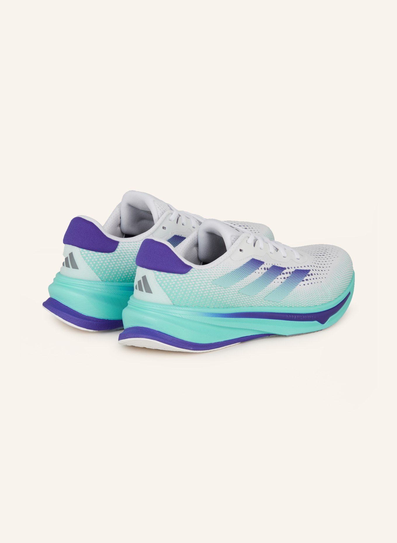 adidas Laufschuhe SUPERNOVA RISE, Farbe: WEISS/ TÜRKIS/ BLAU (Bild 2)