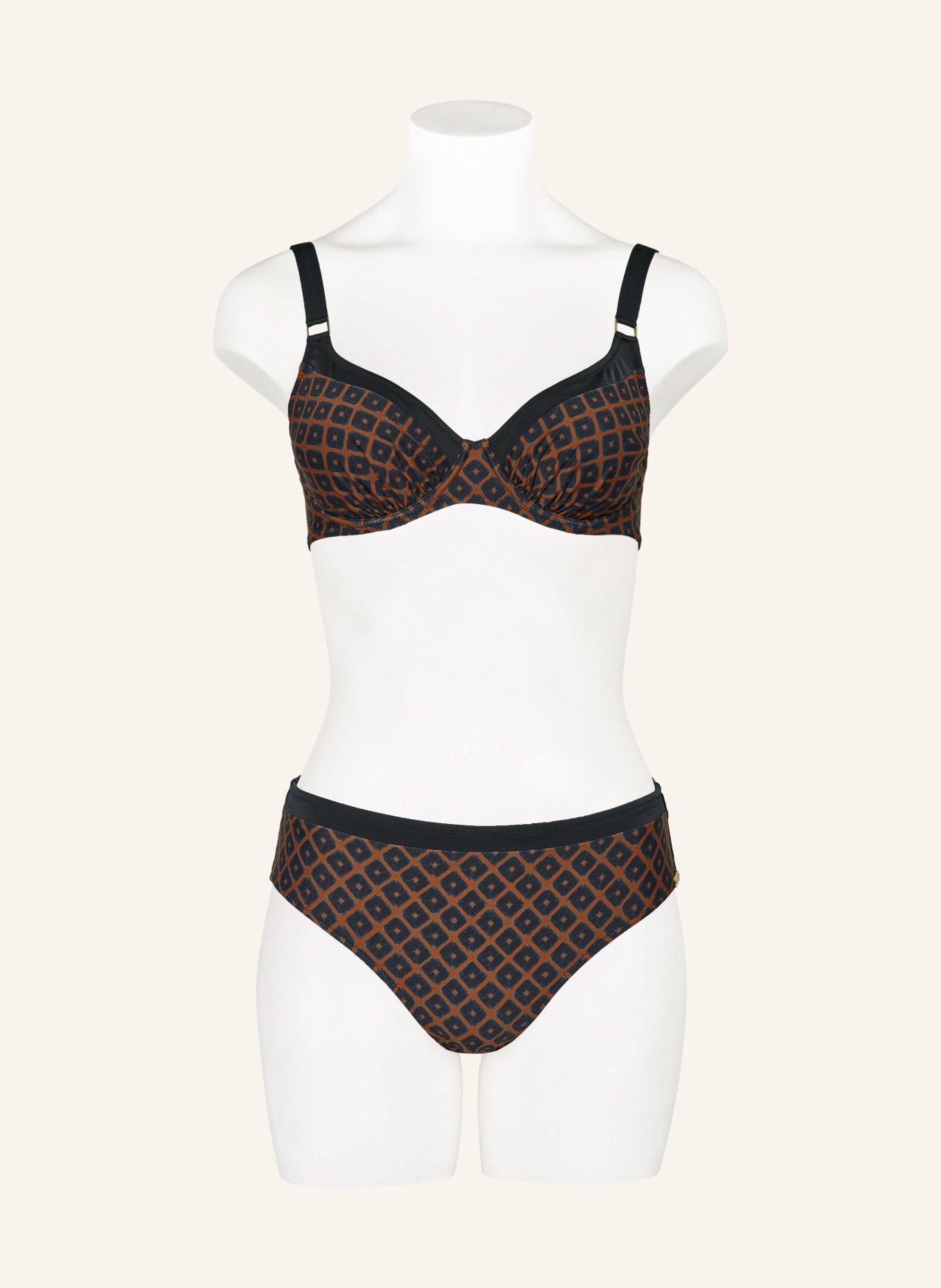 Charmline Bikini z fiszbinami TOBACCO FIELDS, Kolor: Strój kąpielowy wiązany na szyi WONDERBODY dwustronny z ochroną UV 50 (Obrazek 2)