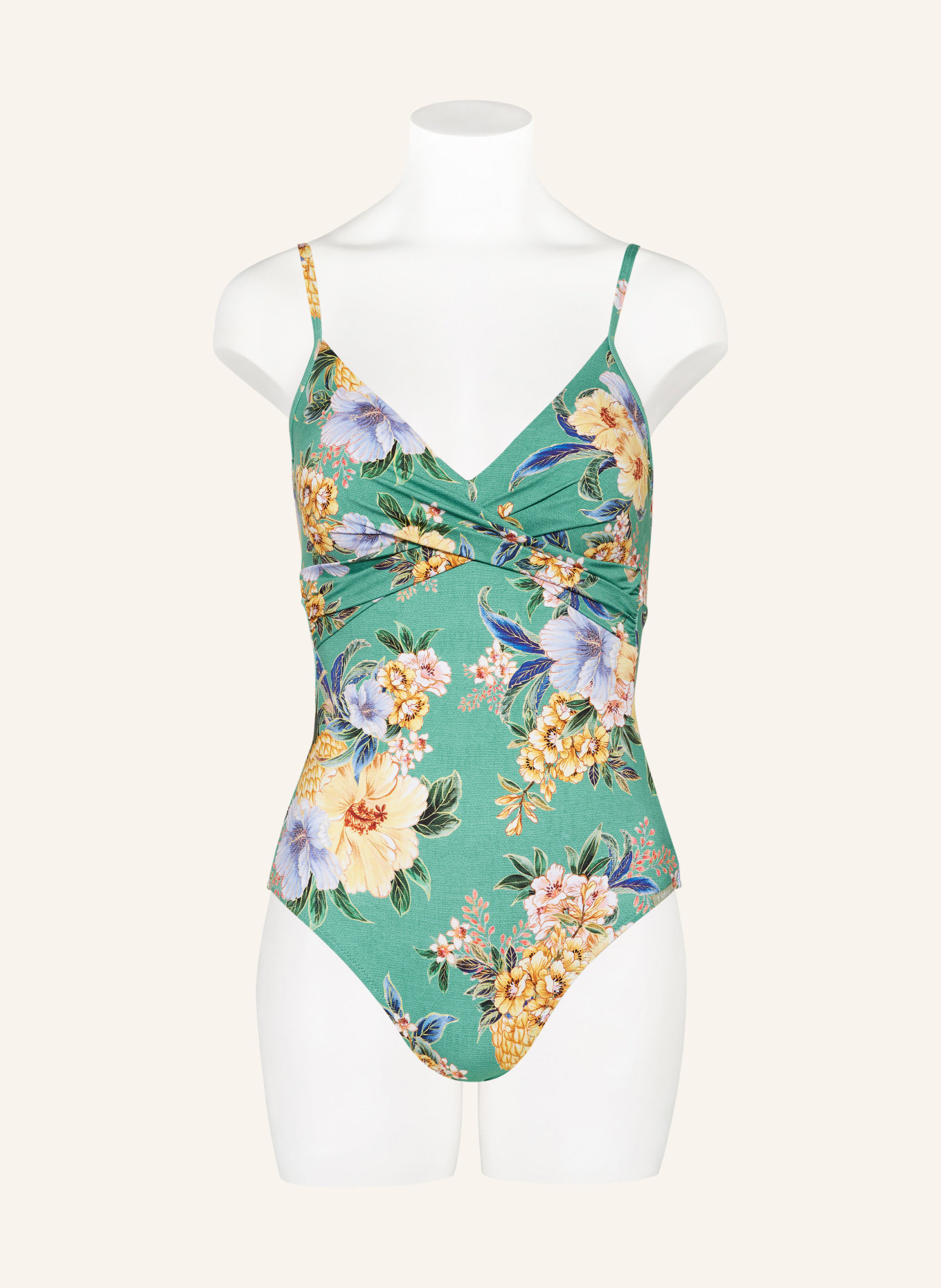 Lidea Shaping swimsuit PINEAPPLE SEA, Color: GREEN/ YELLOW/ LIGHT BLUE (Image 2)