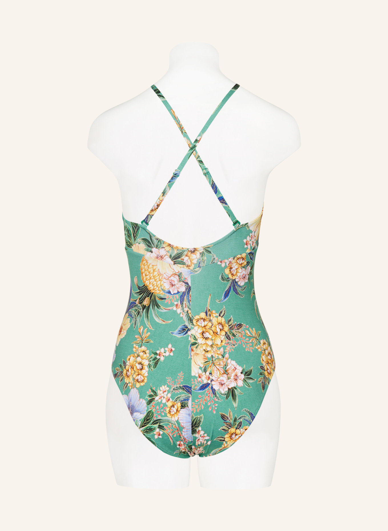 Lidea Shaping swimsuit PINEAPPLE SEA, Color: GREEN/ YELLOW/ LIGHT BLUE (Image 4)