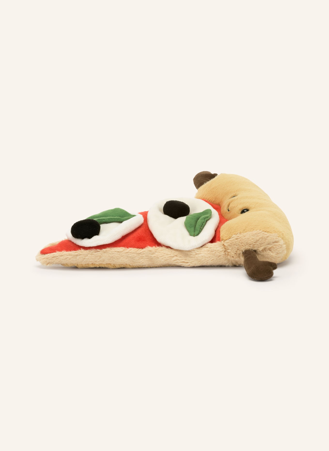 Jellycat Pizza-Kuscheltier AMUSEABLES SLICE OF PIZZA, Farbe: BEIGE/ ROT/ WEISS (Bild 3)