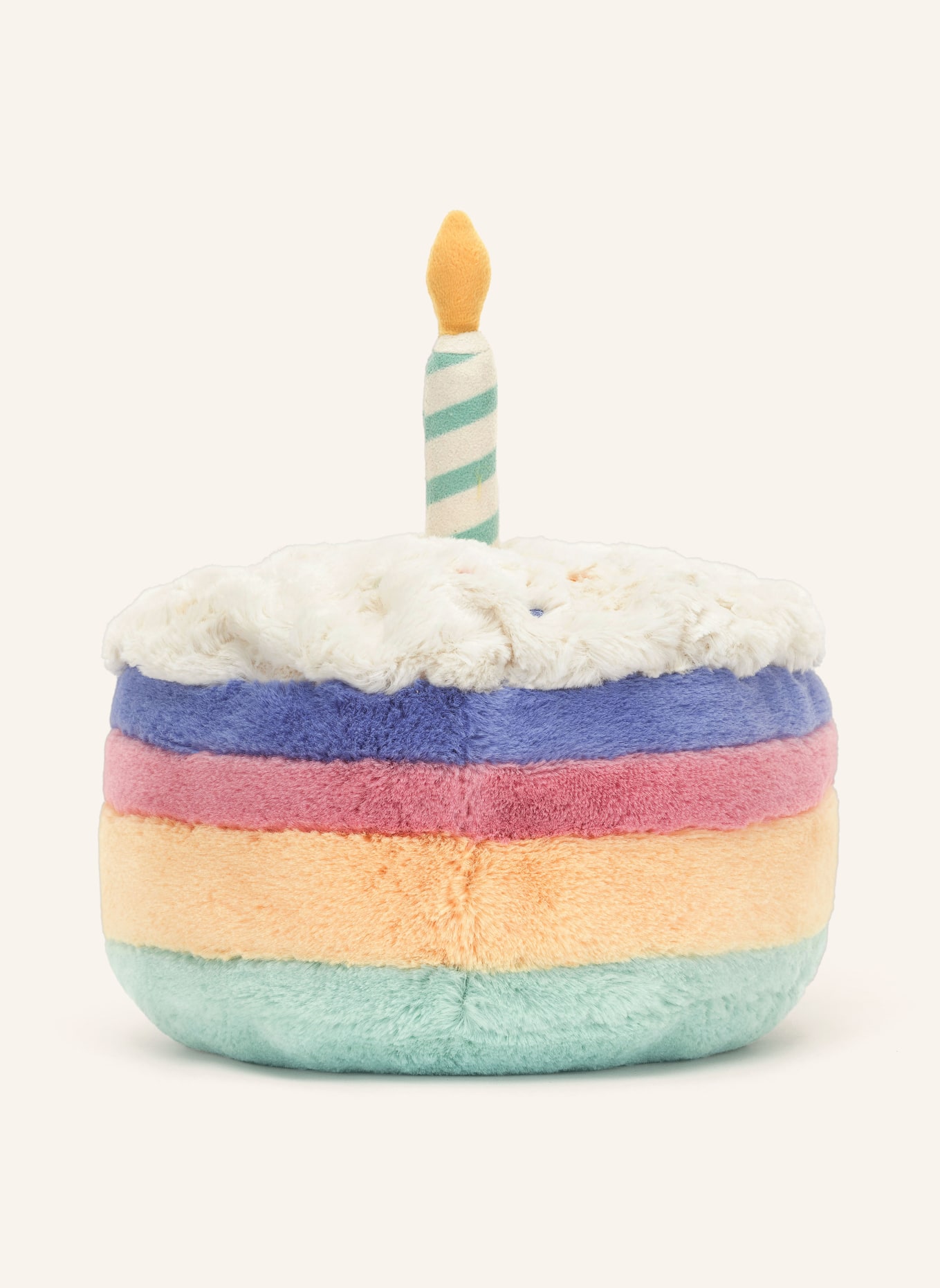 Jellycat Plüsch-Spielzeug AMUSEABLE RAINBOW BIRTHDAY CAKE: BLAU / ROSA / GELB