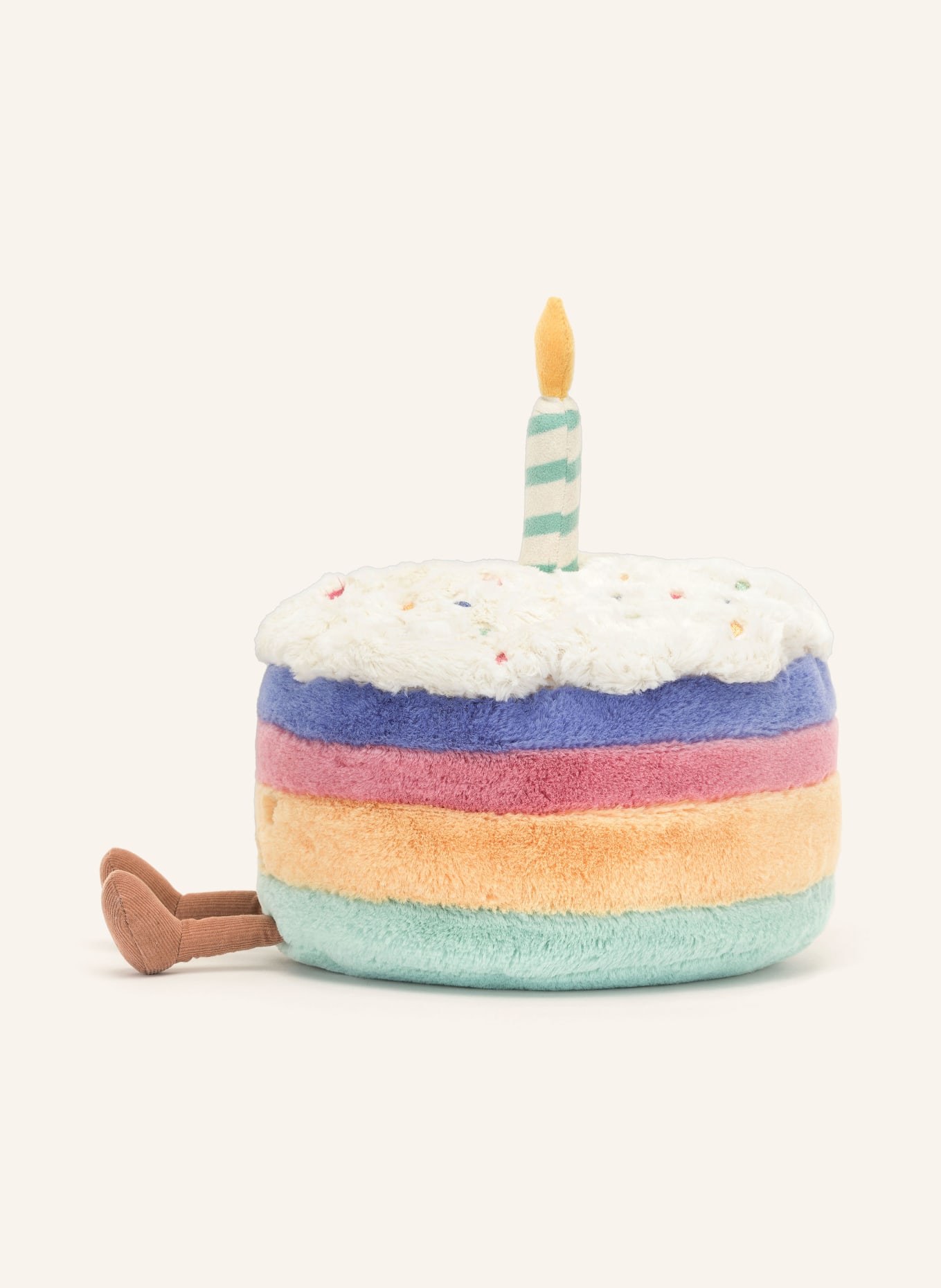 Jellycat Plüsch-Spielzeug AMUSEABLE RAINBOW BIRTHDAY CAKE: BLAU / ROSA / GELB