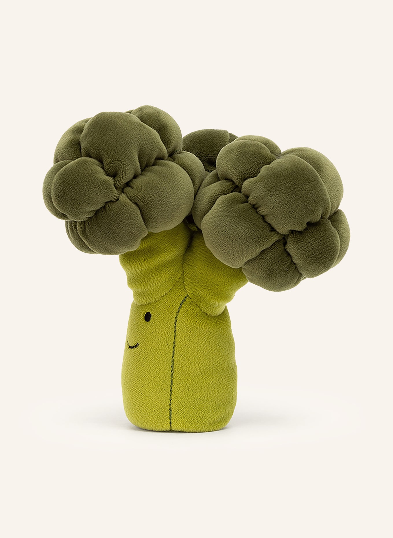 Jellycat Pluszowa zabawka w kształcie brokuła VIVACIOUS VEGETABLE BROCCOLI, Kolor: ZIELONY/ JASNOZIELONY (Obrazek 3)