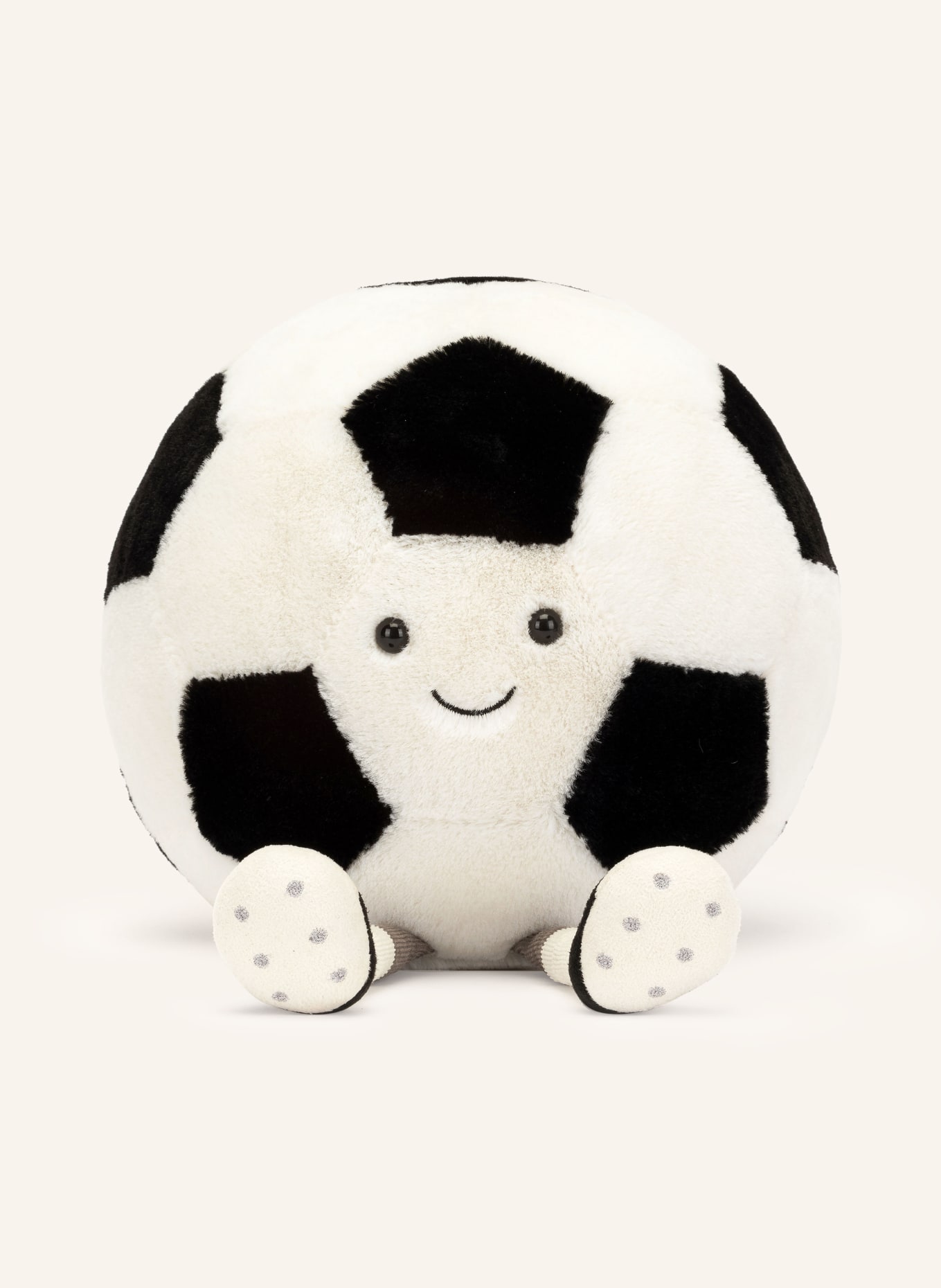Jellycat Plüsch-Spielzeug AMUSEABLES SPORTS FOOTBALL, Farbe: WEISS/ SCHWARZ (Bild 1)