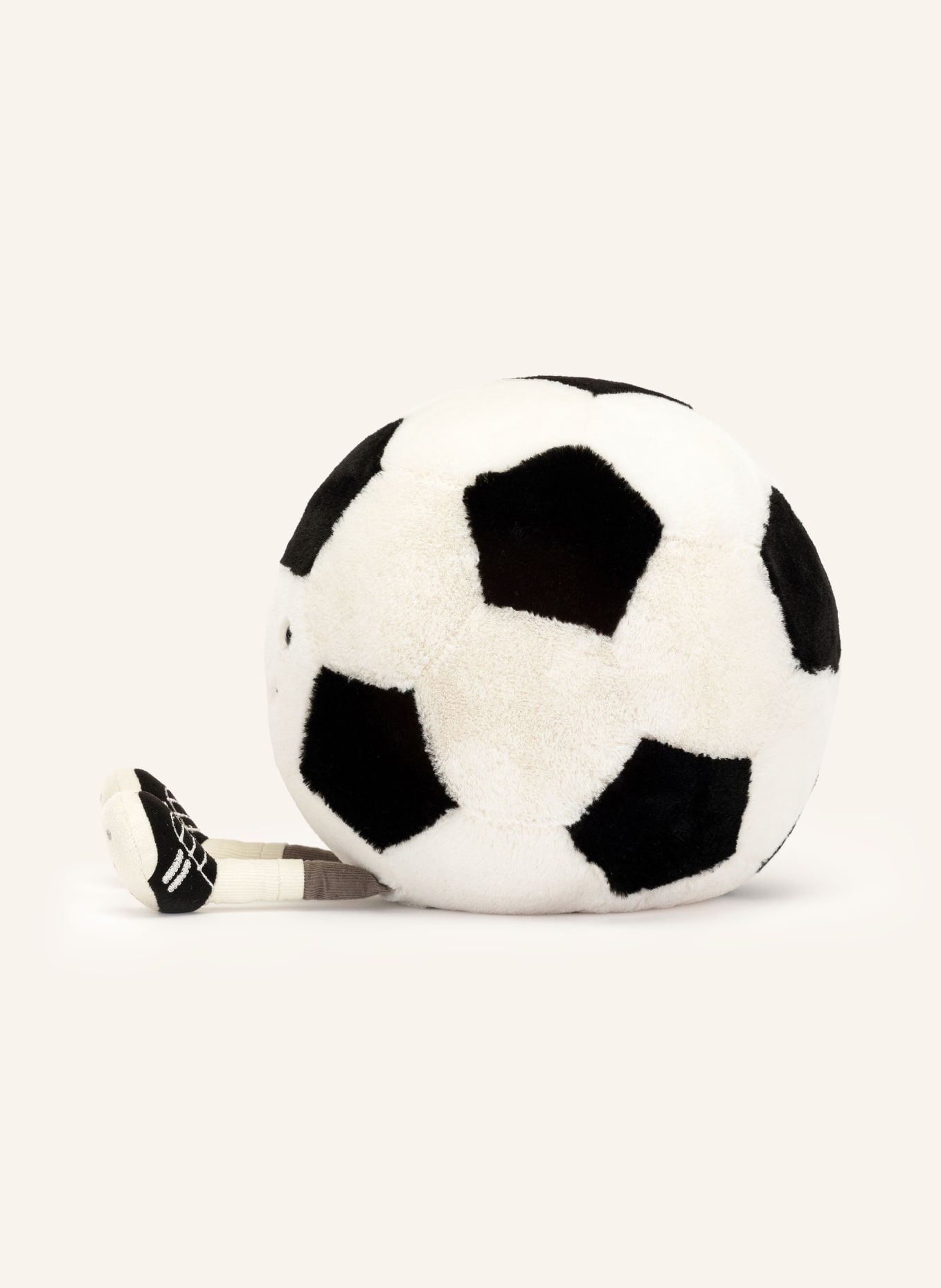 Jellycat Pluszowa zabawka piłka AMUSEABLES SPORTS FOOTBALL, Kolor: BIAŁY/ CZARNY (Obrazek 3)