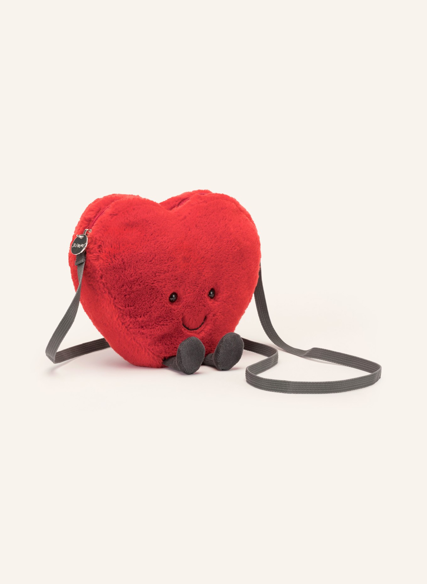 Jellycat Torba na ramię AMUSEABLES HEART, Kolor: CZERWONY (Obrazek 1)