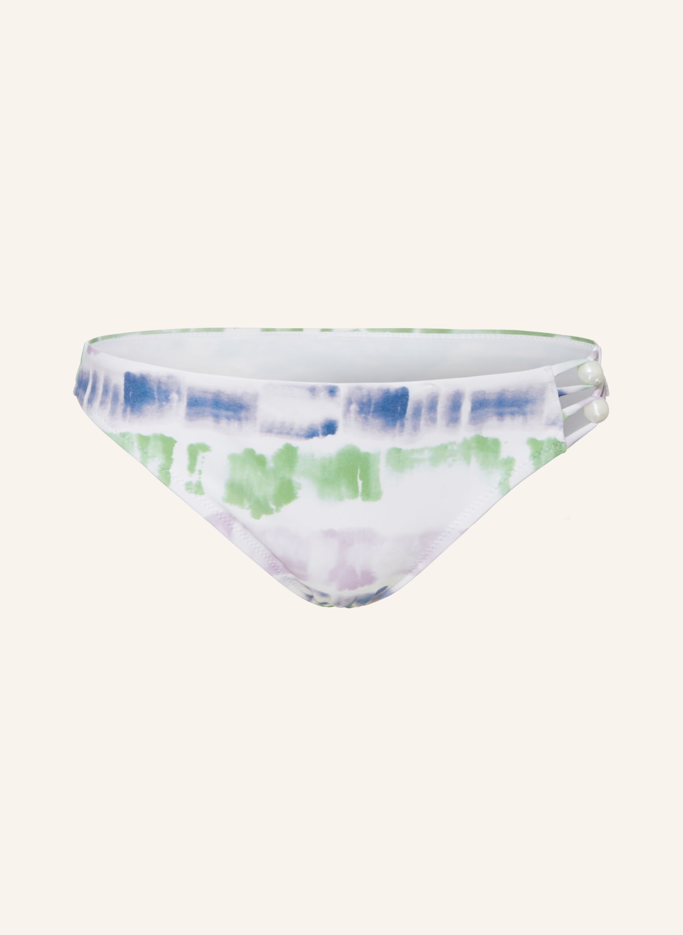 Passionata Basic bikini bottoms AMBRE, Color: WHITE/ LIGHT GREEN/ LIGHT PURPLE (Image 1)