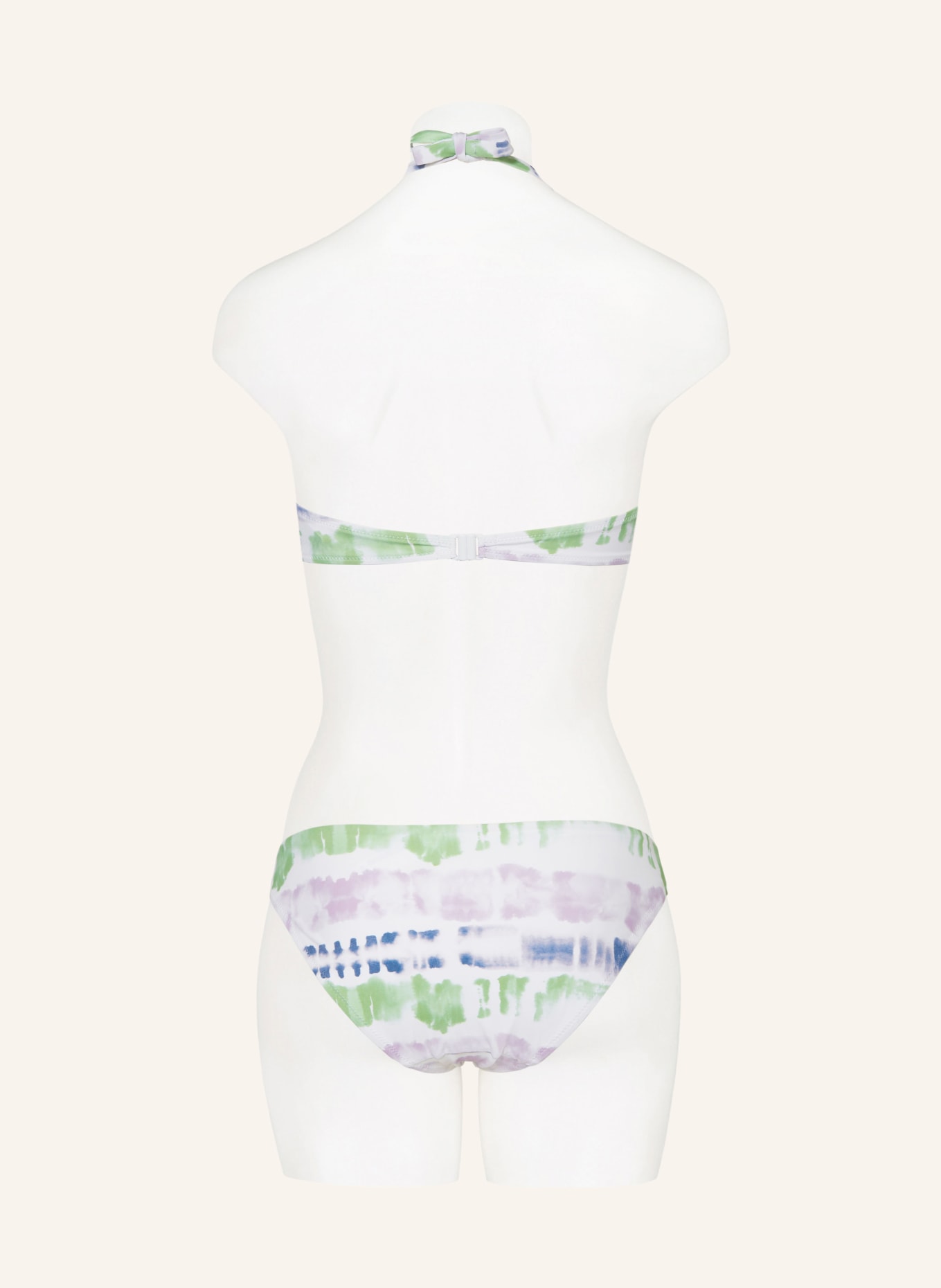 Passionata Basic bikini bottoms AMBRE, Color: WHITE/ LIGHT GREEN/ LIGHT PURPLE (Image 3)
