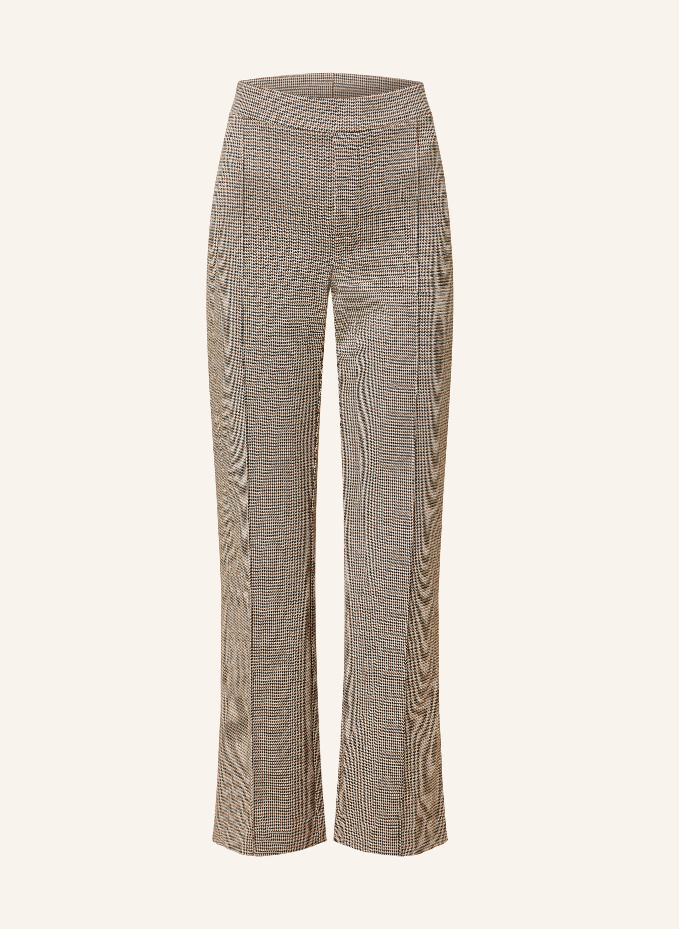 Part Two Trousers PONTAS, Color: BROWN/ BEIGE/ DARK BROWN (Image 1)