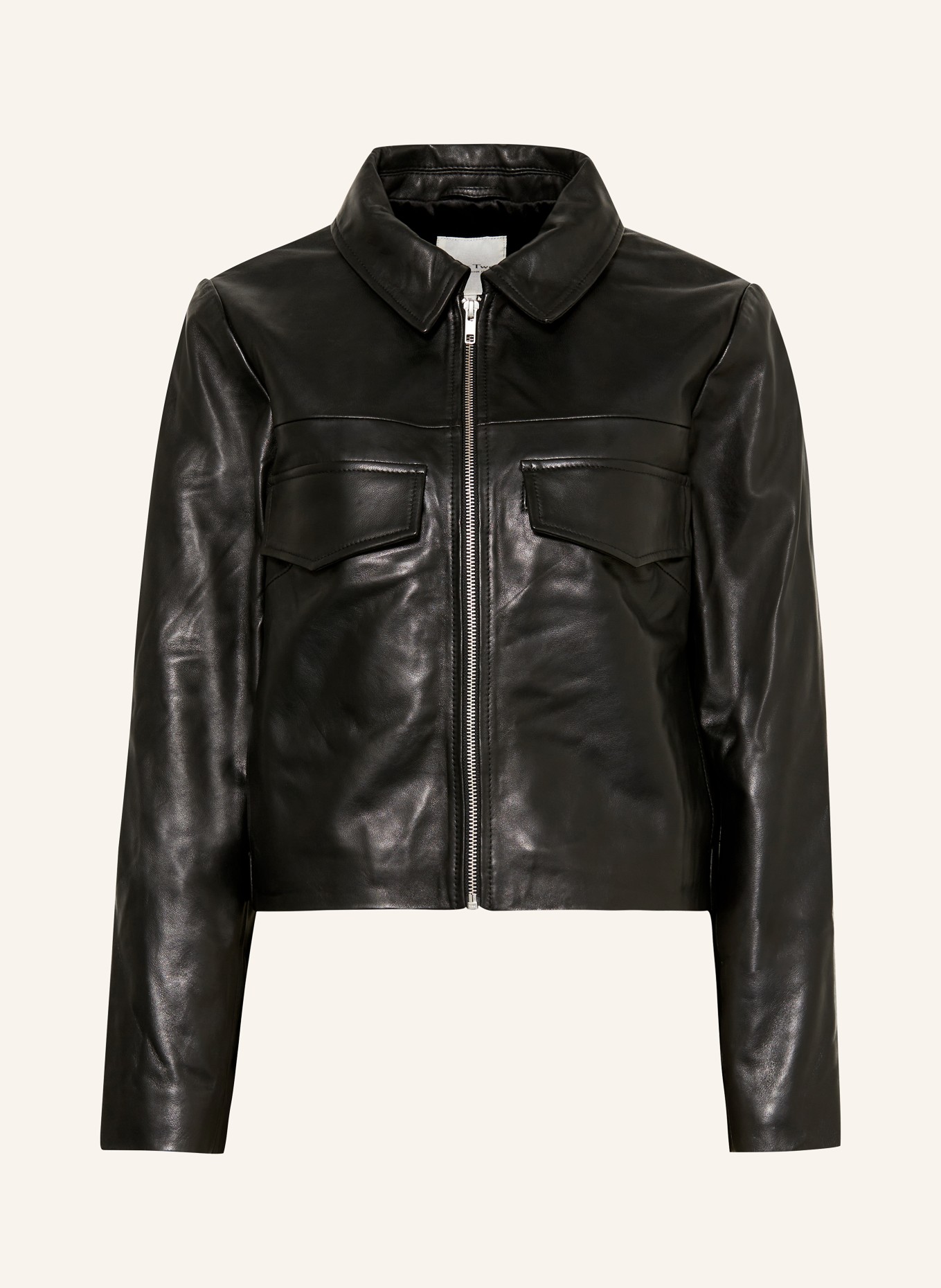 Part Two Leather jacket LOREA, Color: BLACK (Image 1)