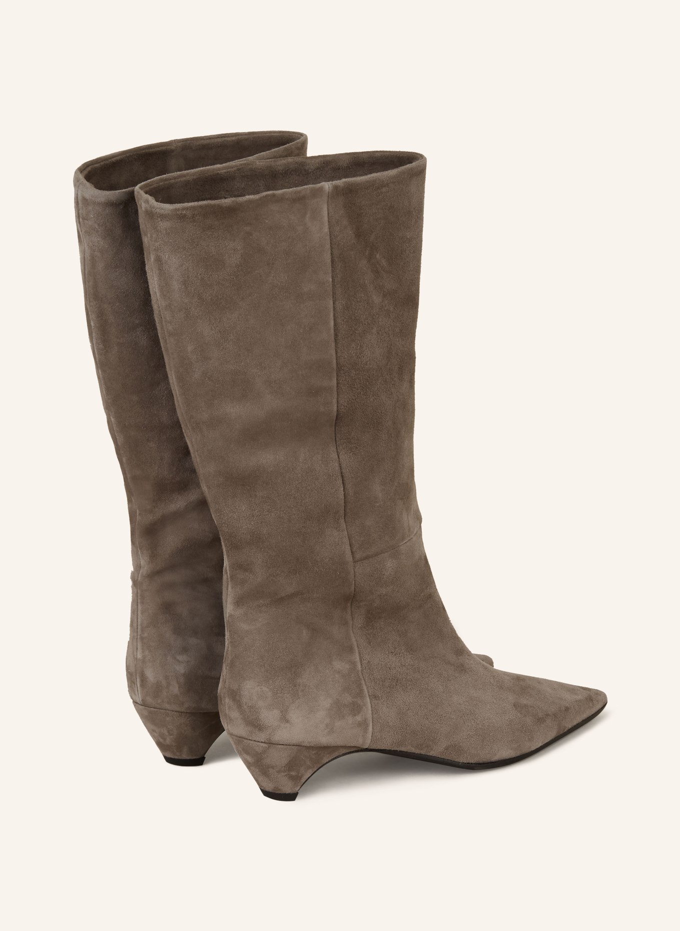 THEA MIKA Stiefel: TAUPE