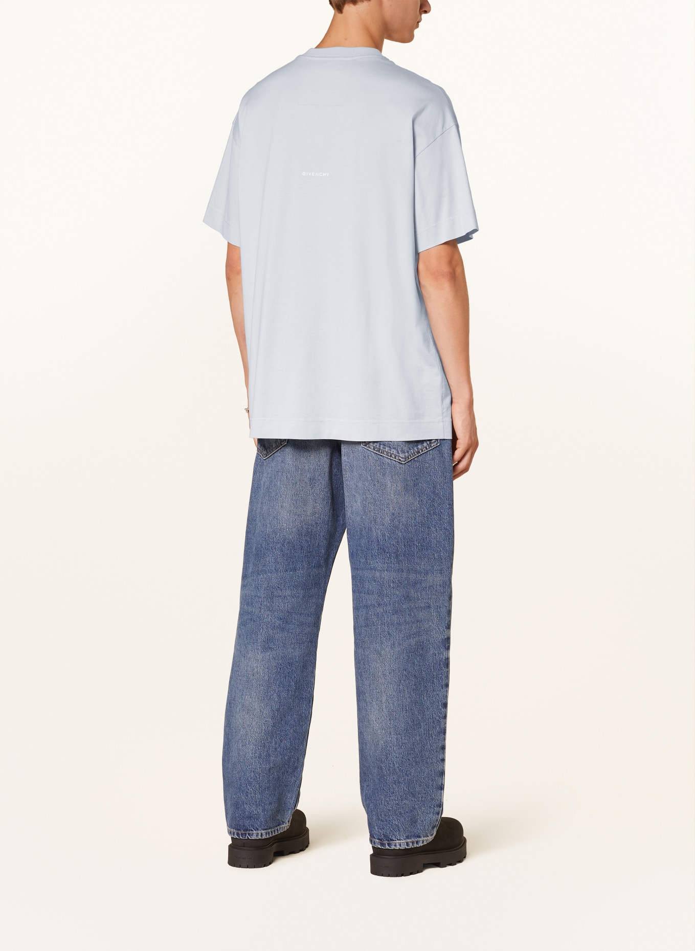 GIVENCHY Oversized T-shirt, Color: 450 SKY BLUE (Image 3)