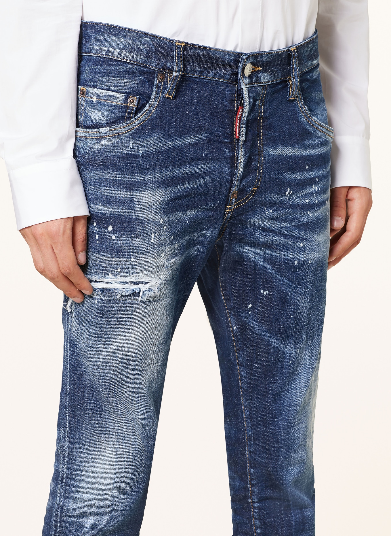 DSQUARED2 Jeans SKATER extra slim fit in 470 navy blue