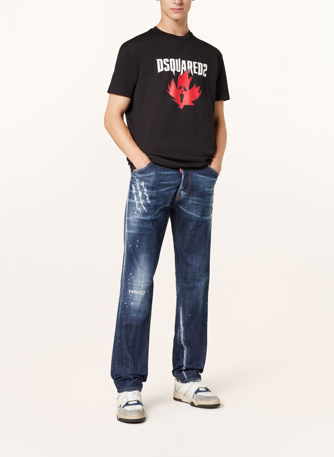 DSQUARED2 Jeans COOL GUY slim fit, Color: 470 NAVY BLUE (Image 2)