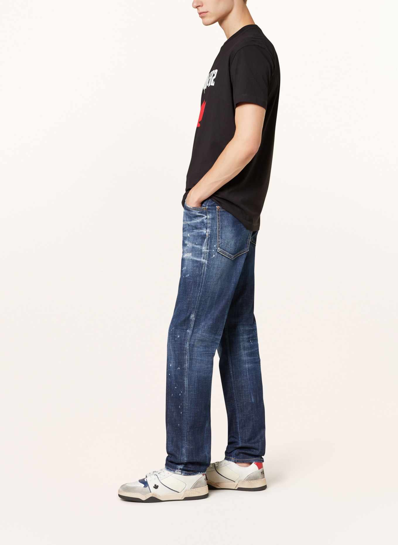 DSQUARED2 Jeans COOL GUY slim fit, Color: 470 NAVY BLUE (Image 4)