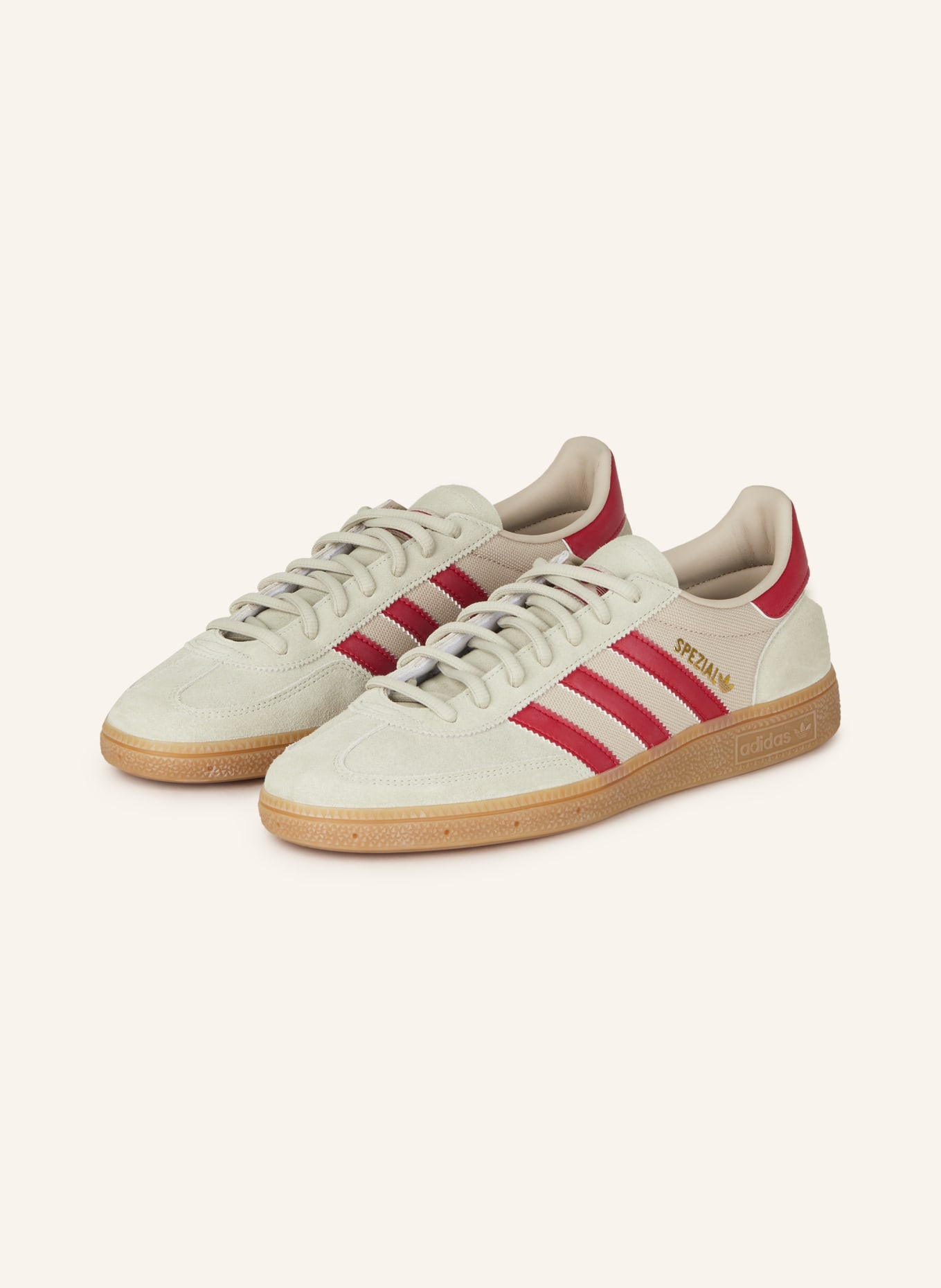 Adidas red white shoes best sale