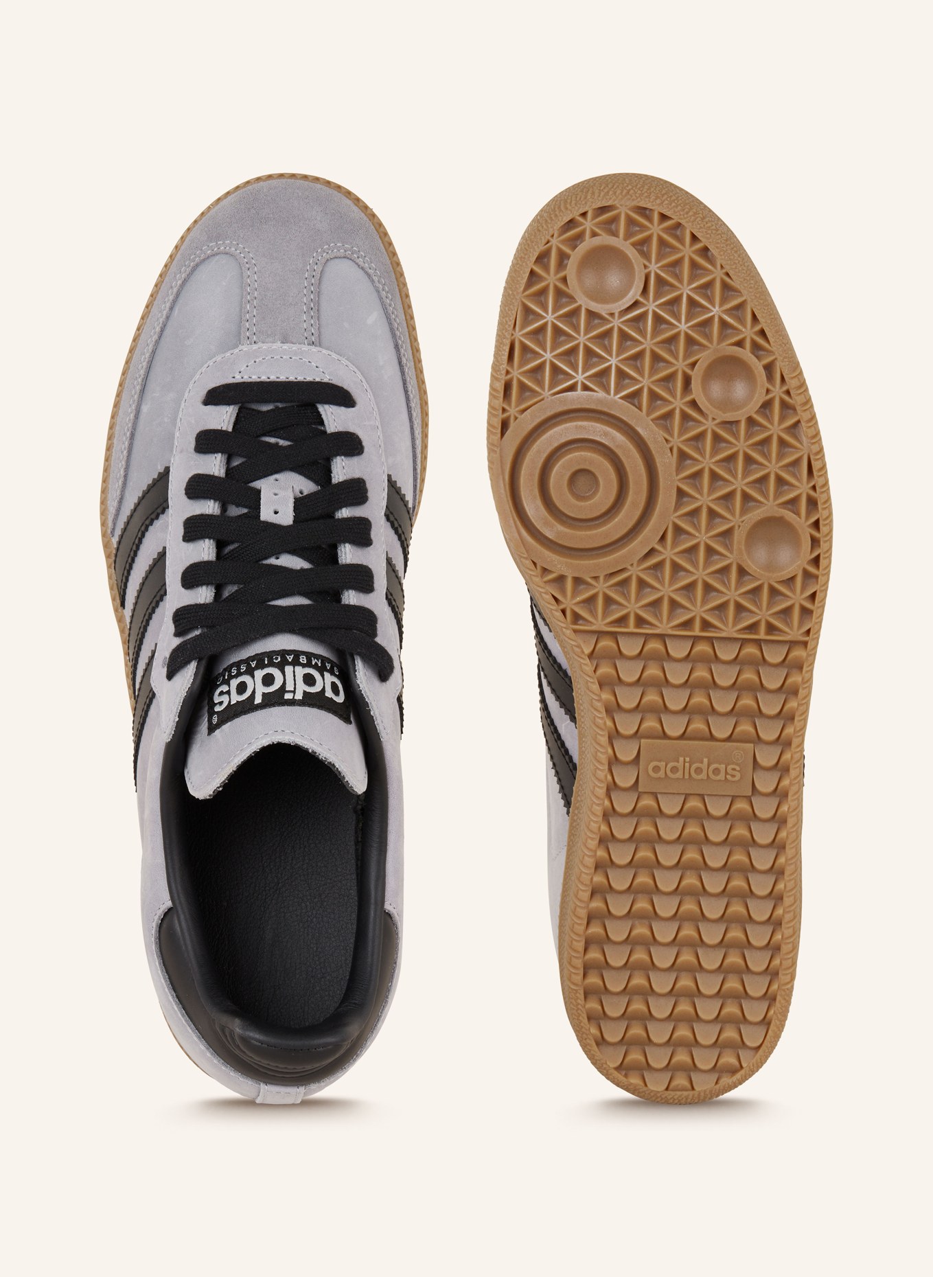adidas Originals Sneaker SAMBA OG: GRAU / SCHWARZ