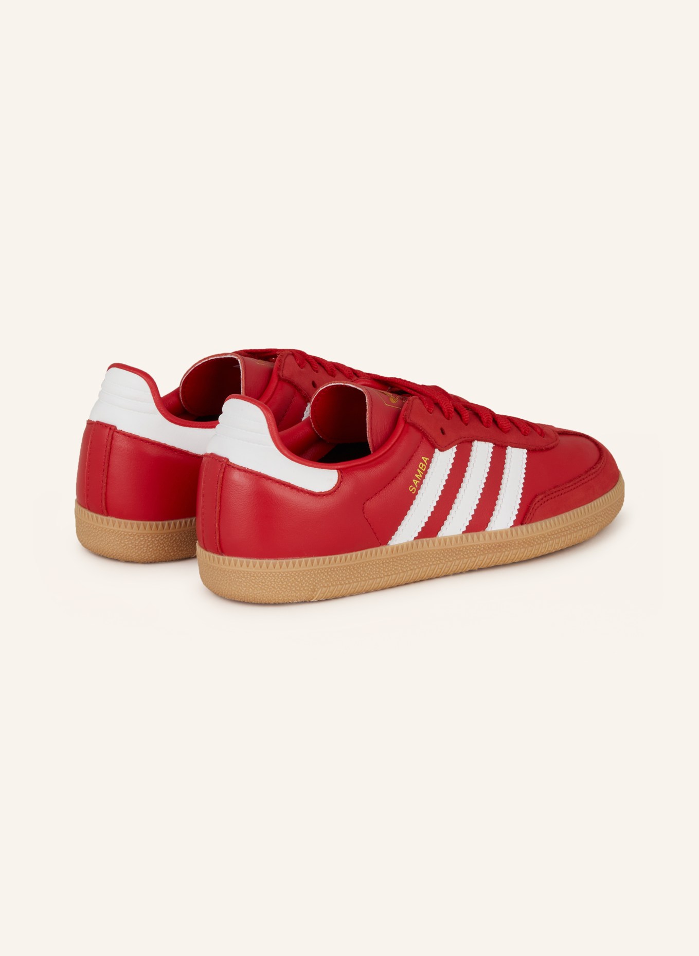 Adidas samba suede red clearance