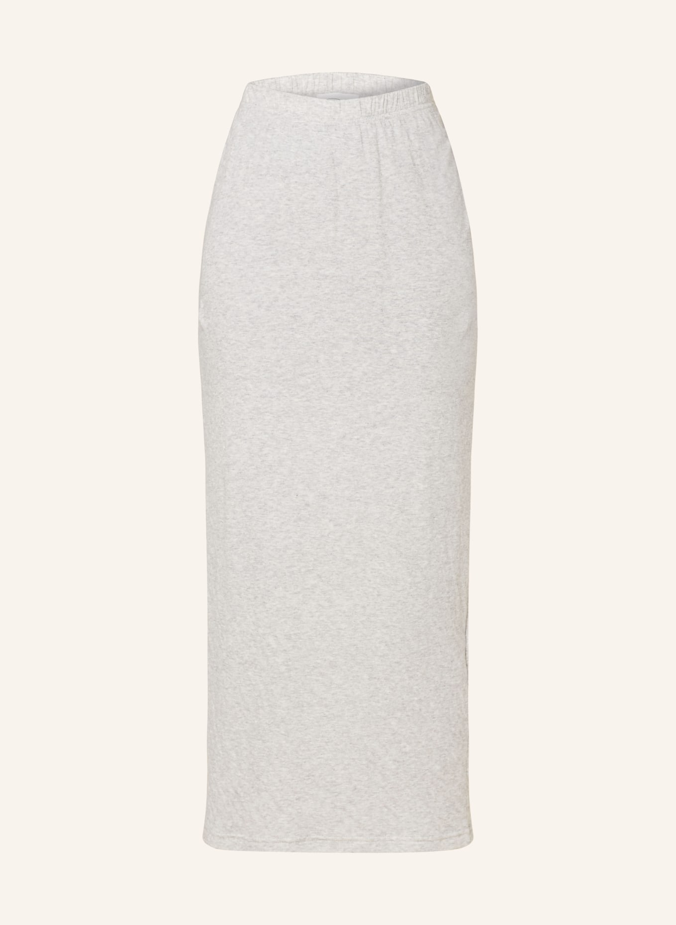 American Vintage Žerzejová sukně RUZY, Barva: SVĚTLE ŠEDÁ (Obrázek 1)