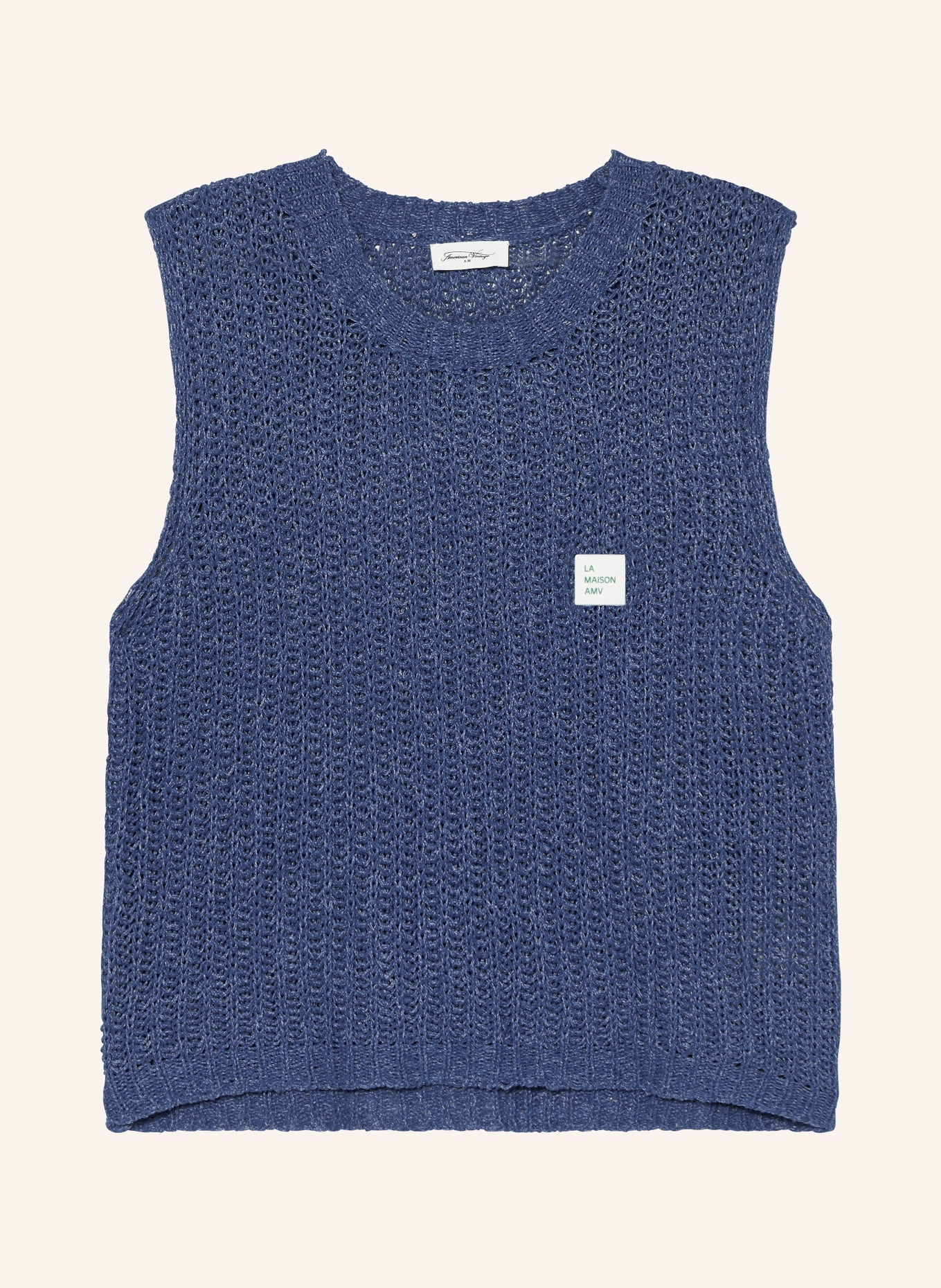 American Vintage Sweater vest YAM, Color: DARK BLUE (Image 1)