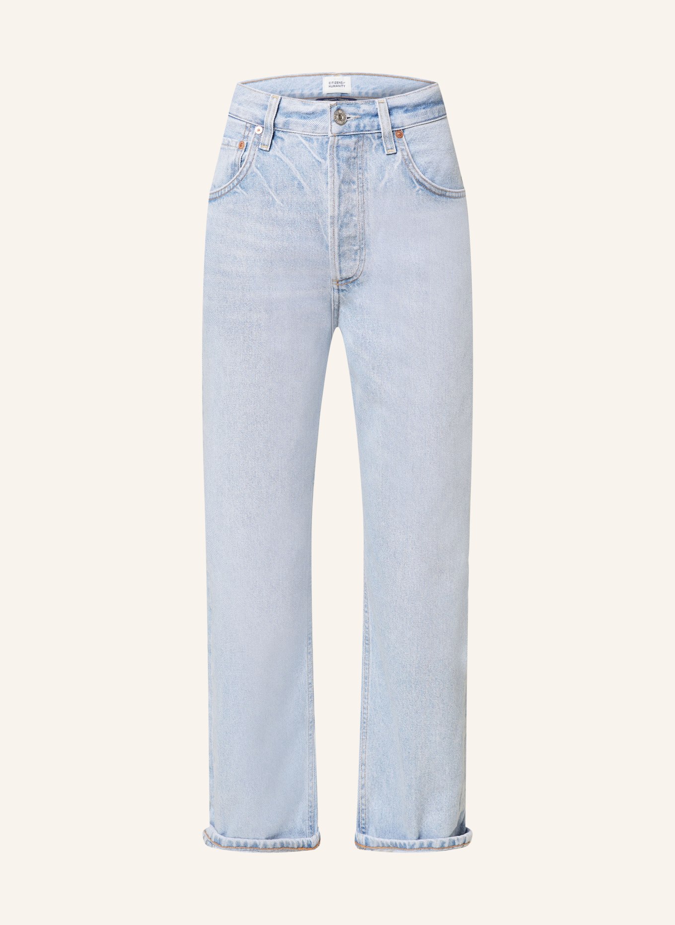 CITIZENS of HUMANITY Mom Jeans DAHLIA, Color: FREQUENCY  INDIGO ACID WASH (Image 1)