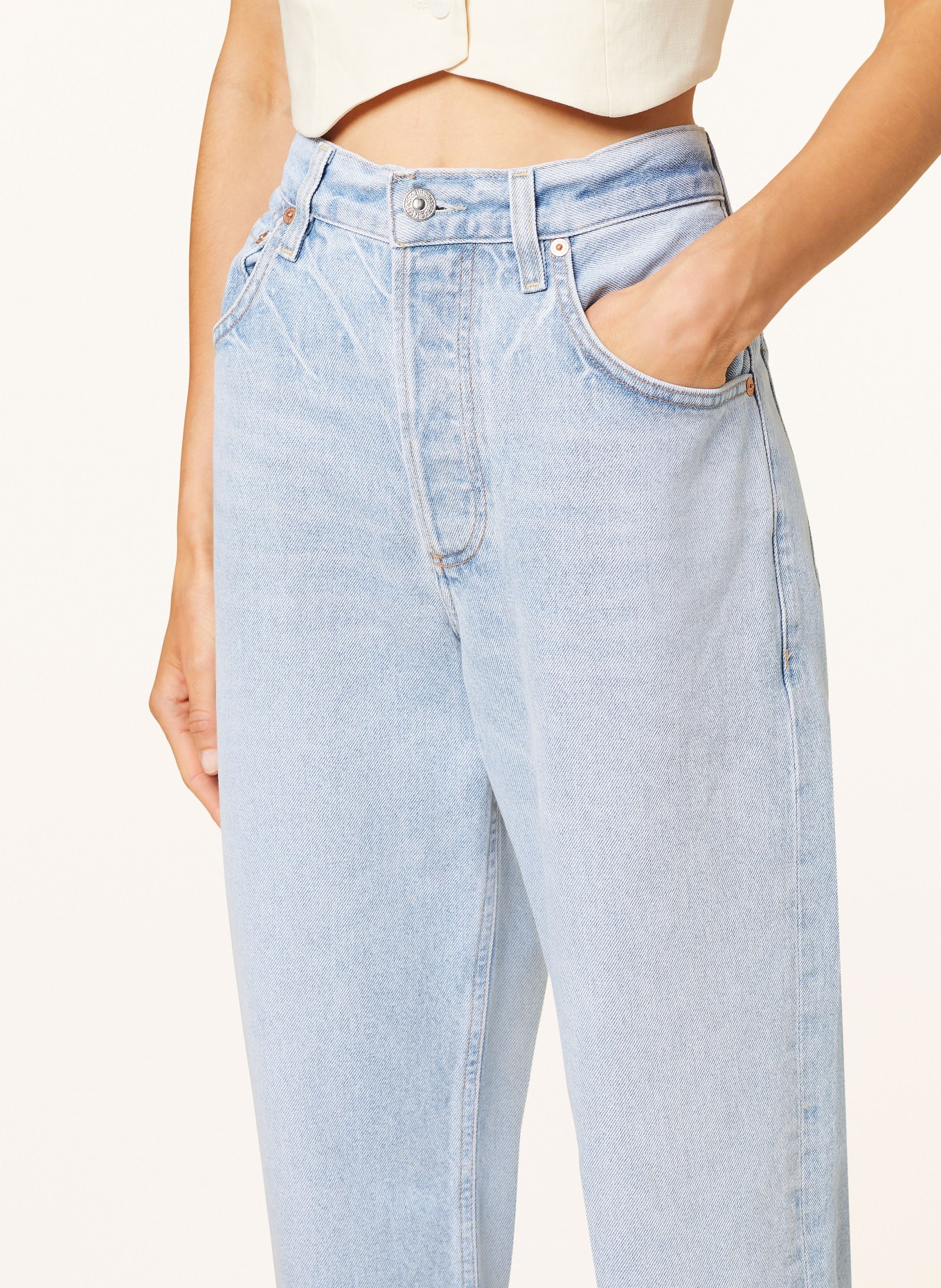 CITIZENS of HUMANITY Mom Jeans DAHLIA, Color: FREQUENCY  INDIGO ACID WASH (Image 5)