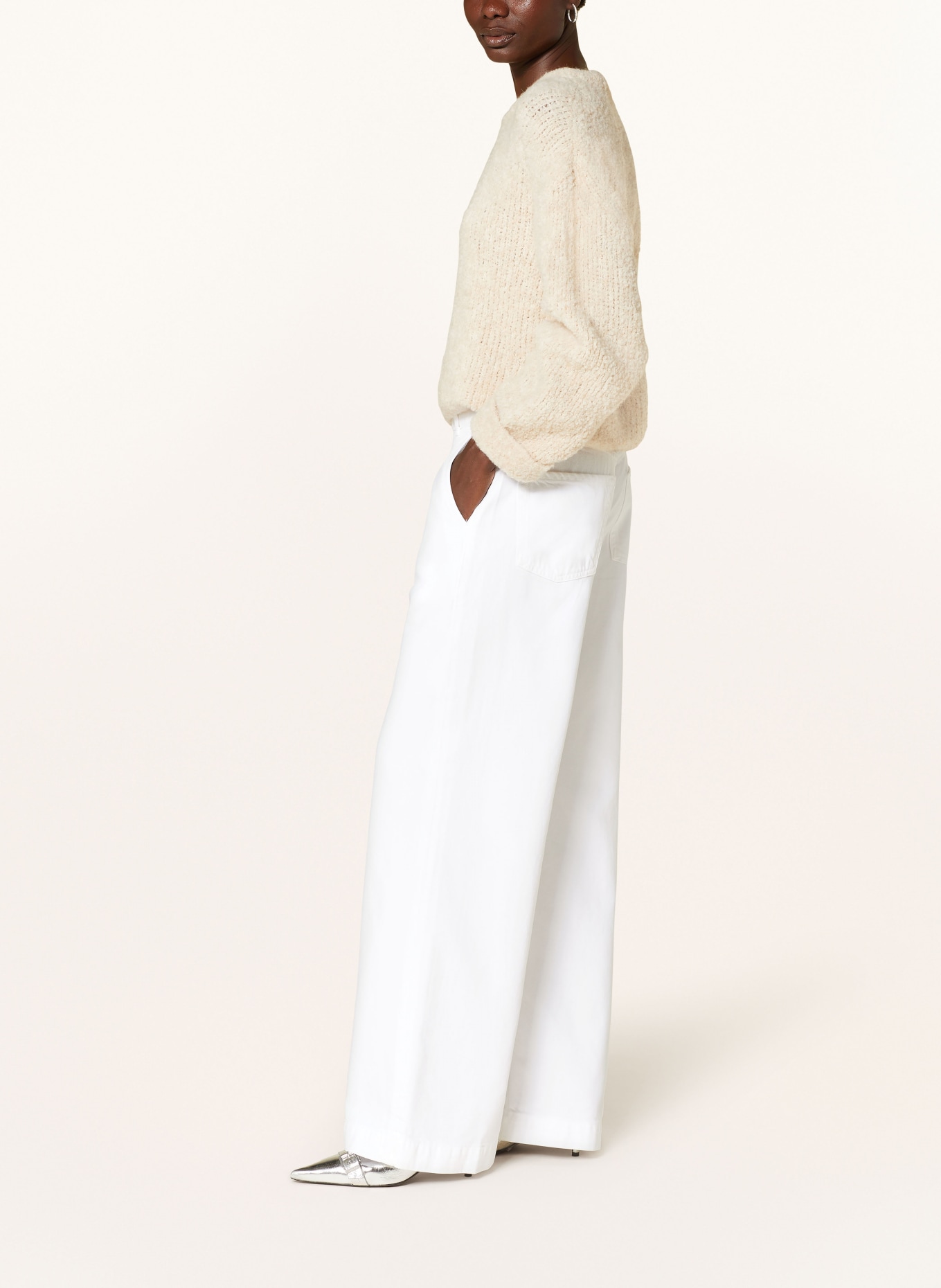 CITIZENS of HUMANITY Straight džíny BEVERLY: seashell white