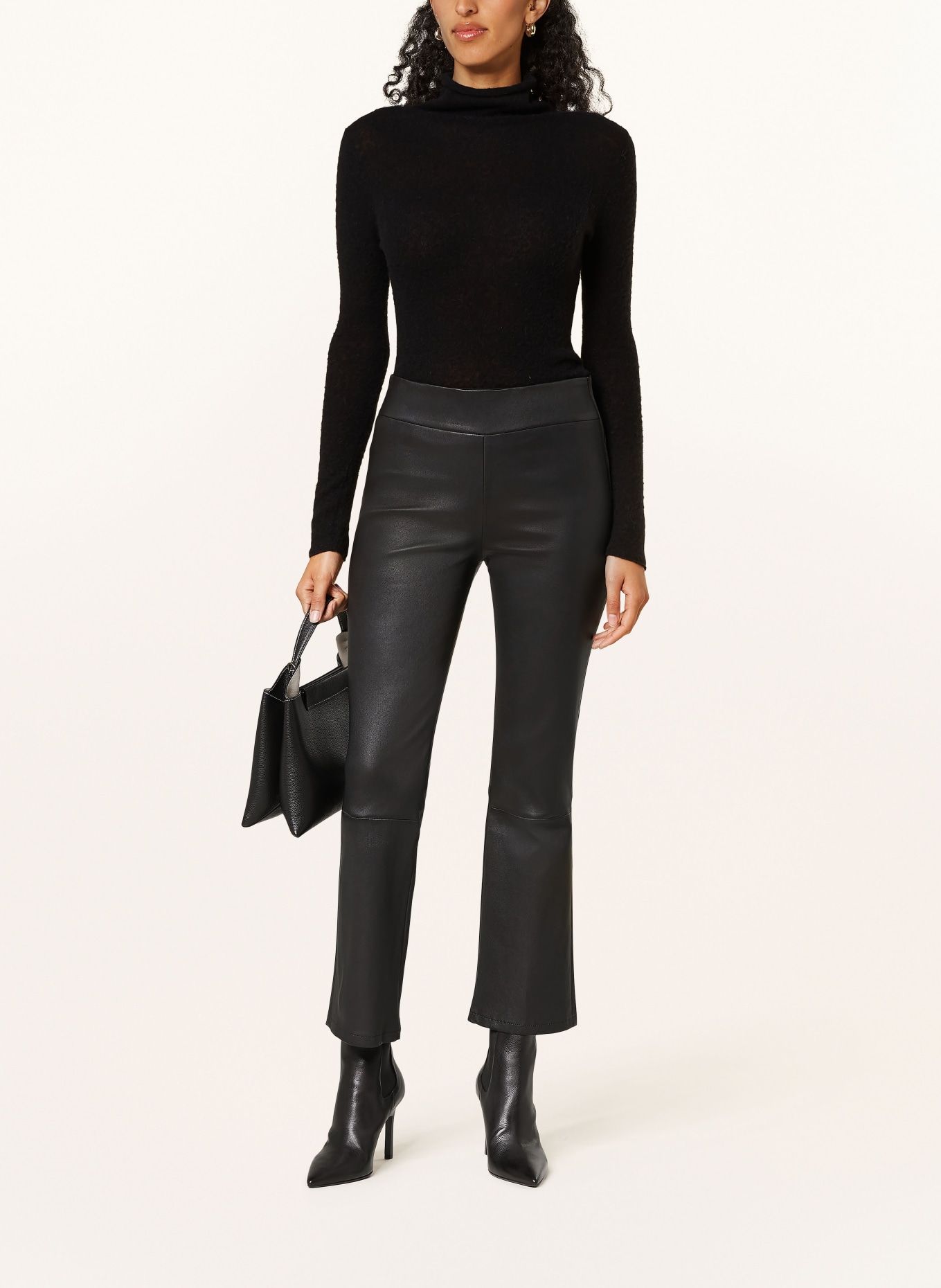 lilienfels Leather pants SARAGOZA, Color: BLACK (Image 2)