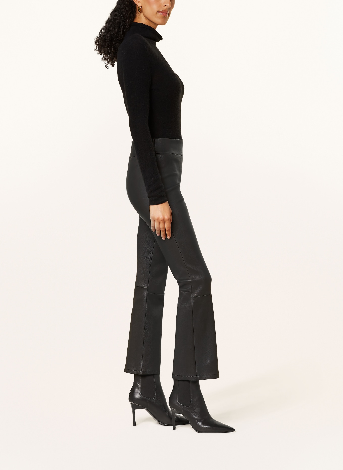 lilienfels Leather pants SARAGOZA, Color: BLACK (Image 4)