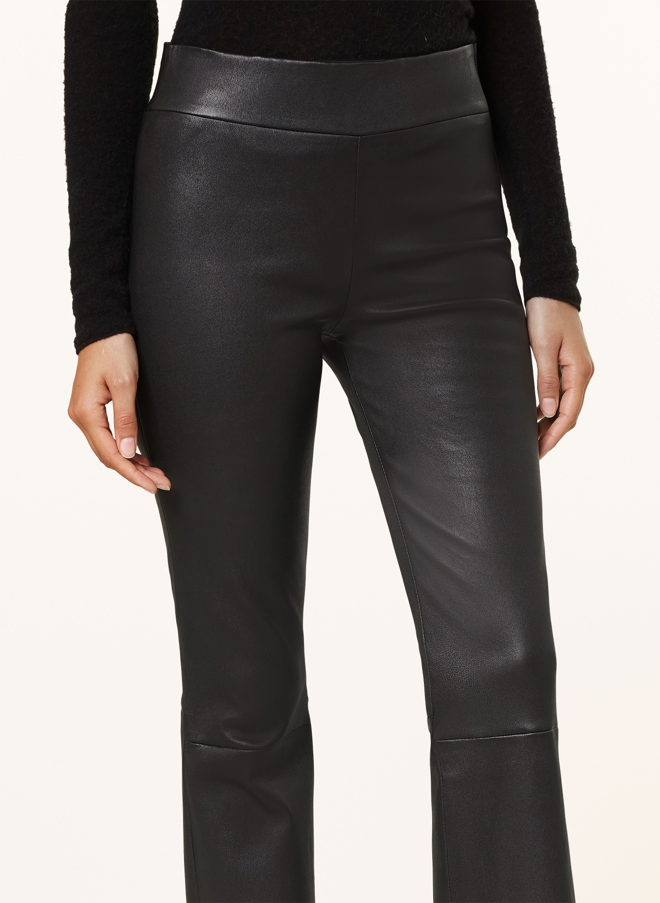 lilienfels Leather pants SARAGOZA, Color: BLACK (Image 5)