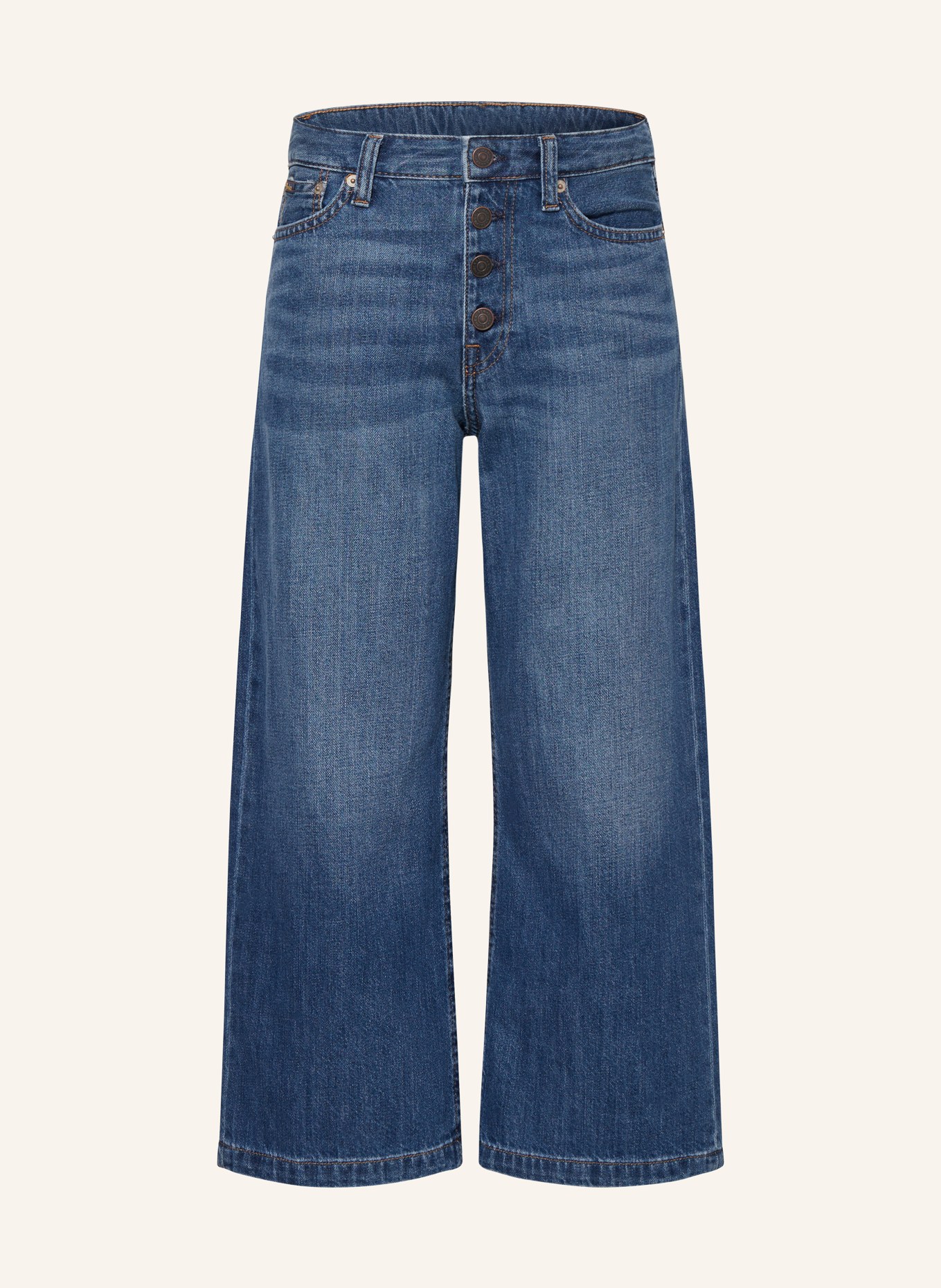 POLO RALPH LAUREN Straight Jeans Wide Leg Fit: 001 TAMERA WASH