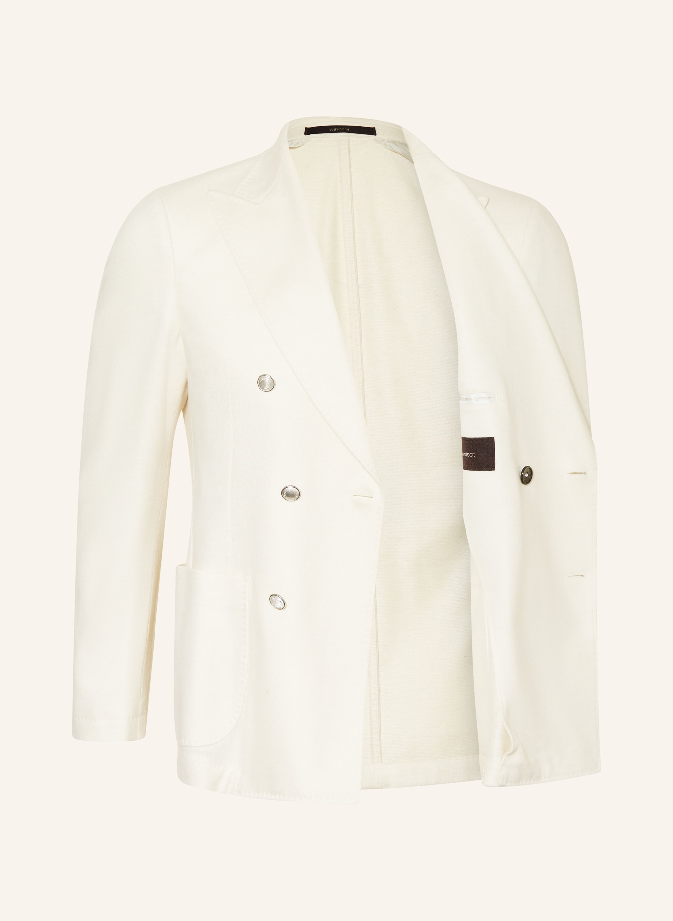 windsor. Cashmere tailored jacket SALINO-J slim fit: CREAM