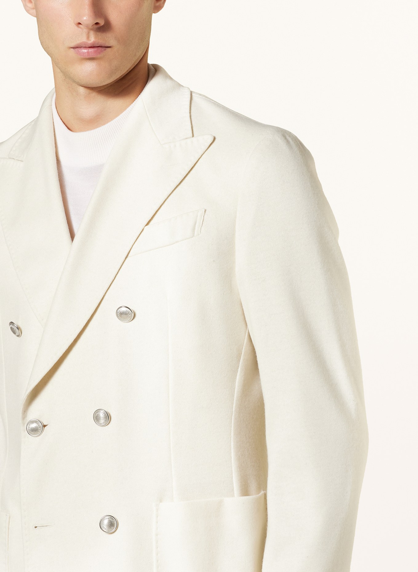 windsor. Cashmere tailored jacket SALINO-J slim fit: CREAM