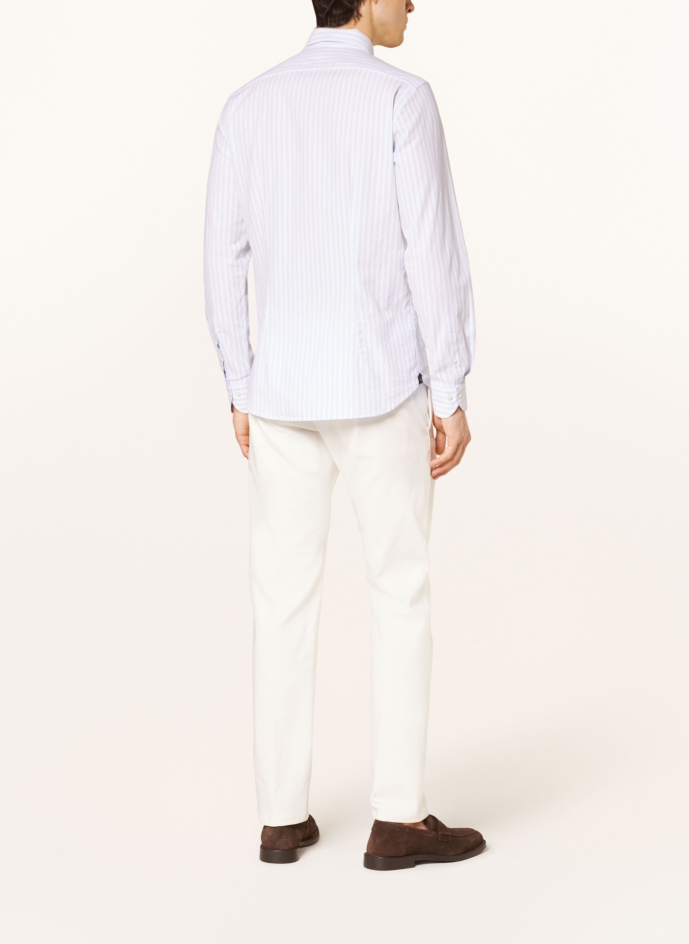 windsor. Hemd Extra Slim Fit: HELLBLAU/ WEISS