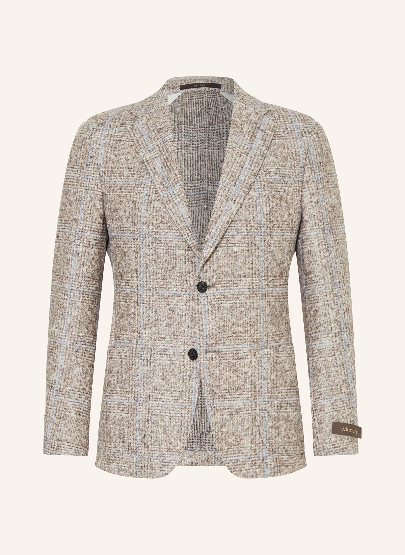 windsor. Tailored jacket GIRO extra slim fit, Color: BROWN/ BLUE GRAY (Image 1)