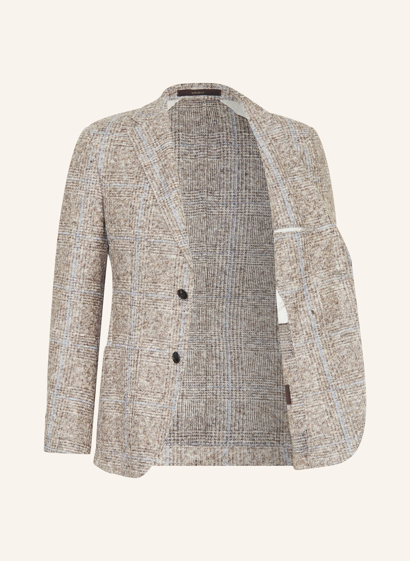 windsor. Tailored jacket GIRO extra slim fit, Color: BROWN/ BLUE GRAY (Image 4)