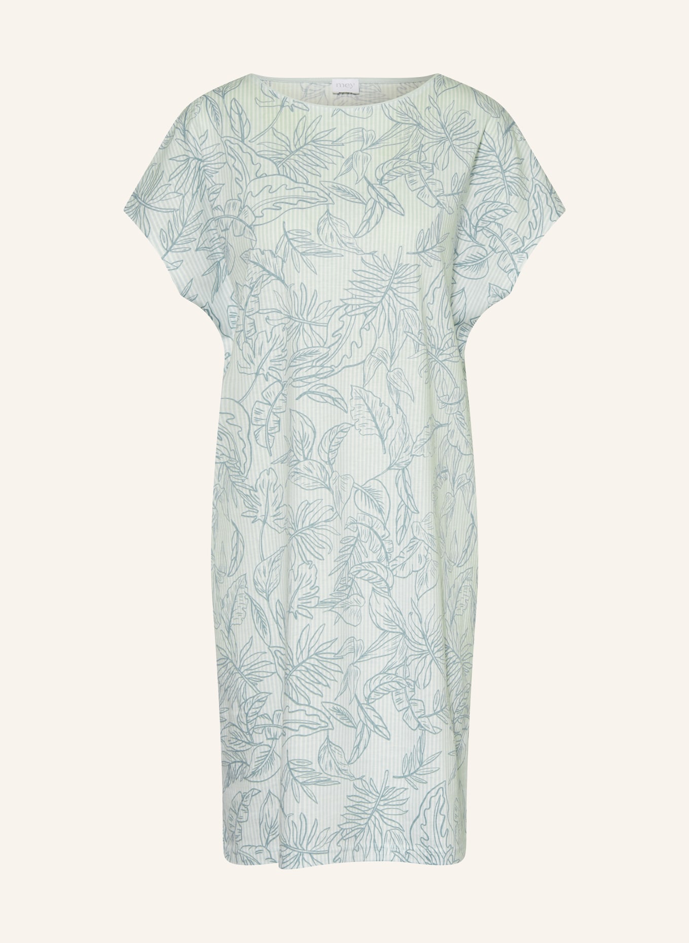 mey Nightgown series LENICE, Color: MINT/ DARK GREEN (Image 1)
