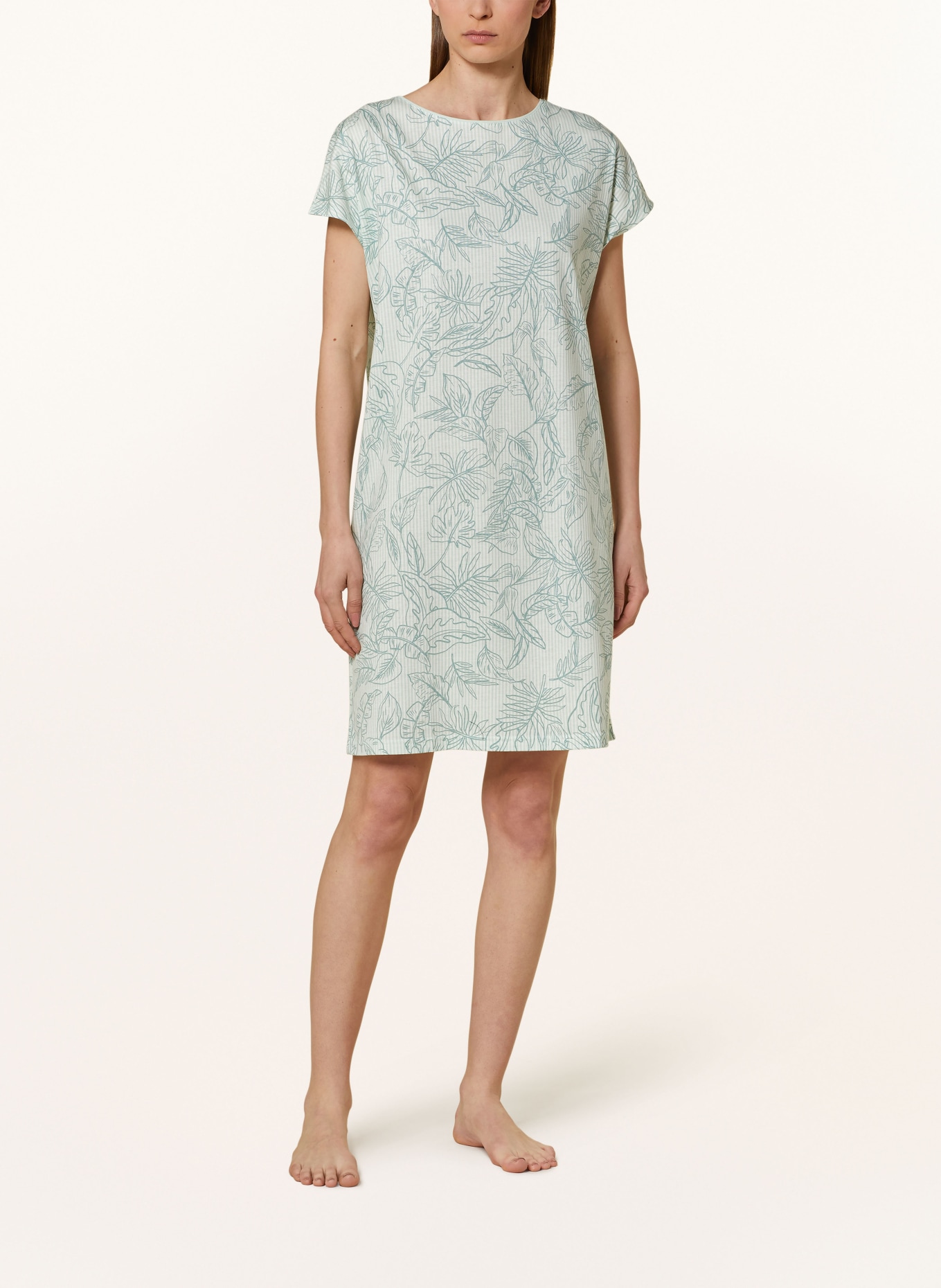 mey Nightgown series LENICE, Color: MINT/ DARK GREEN (Image 2)