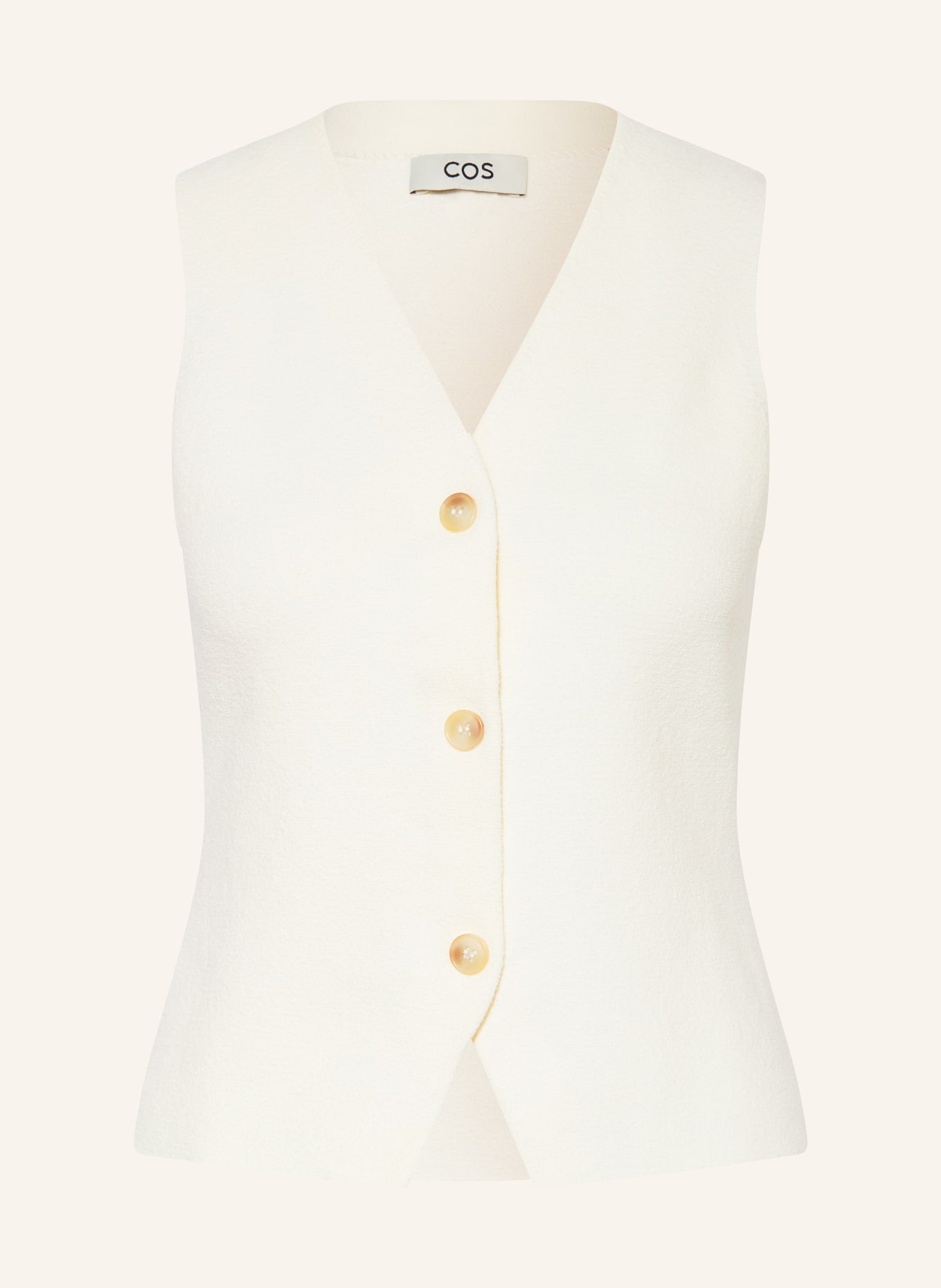 COS Knit vest, Color: WHITE (Image 1)