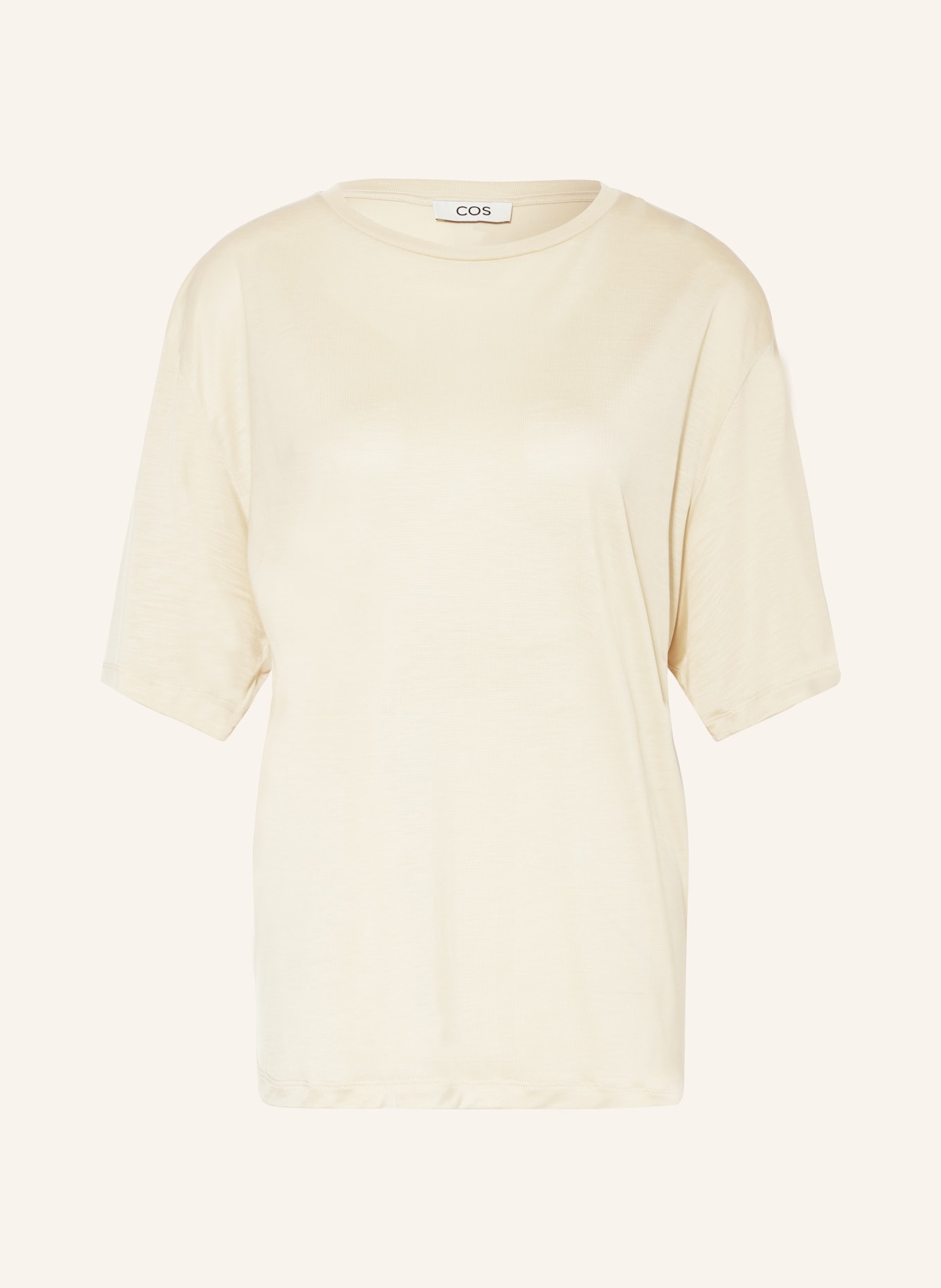 COS T-shirt, Color: BEIGE (Image 1)