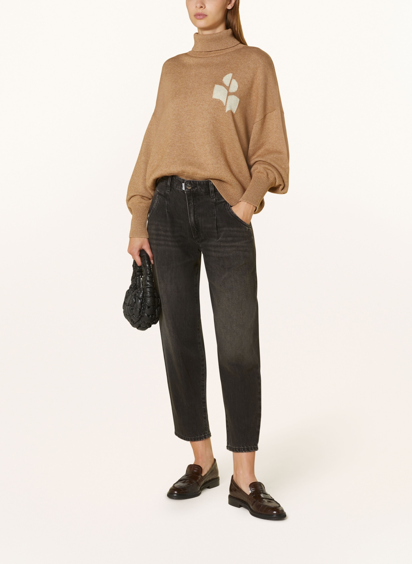 PNTS Jeansy 7/8 THE O-SHAPE: 05 ANTHRAZIT