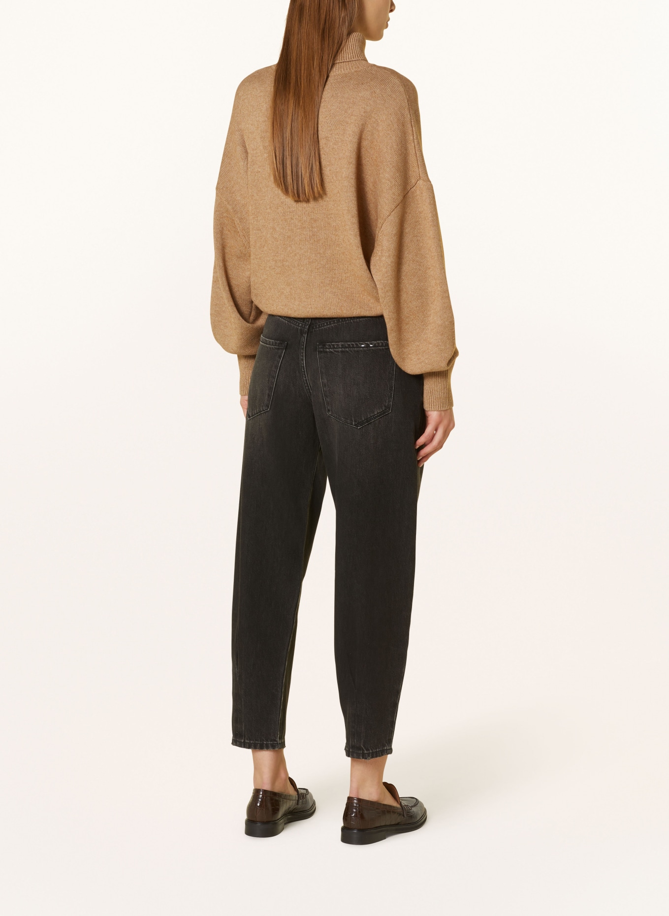 PNTS Jeansy 7/8 THE O-SHAPE: 05 ANTHRAZIT